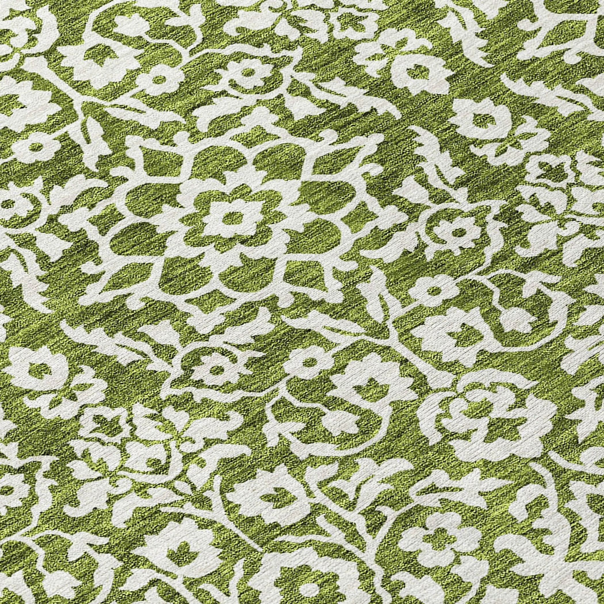 Machine Washable Indoor/ Outdoor Chantille Traditional Farmhouse Rug