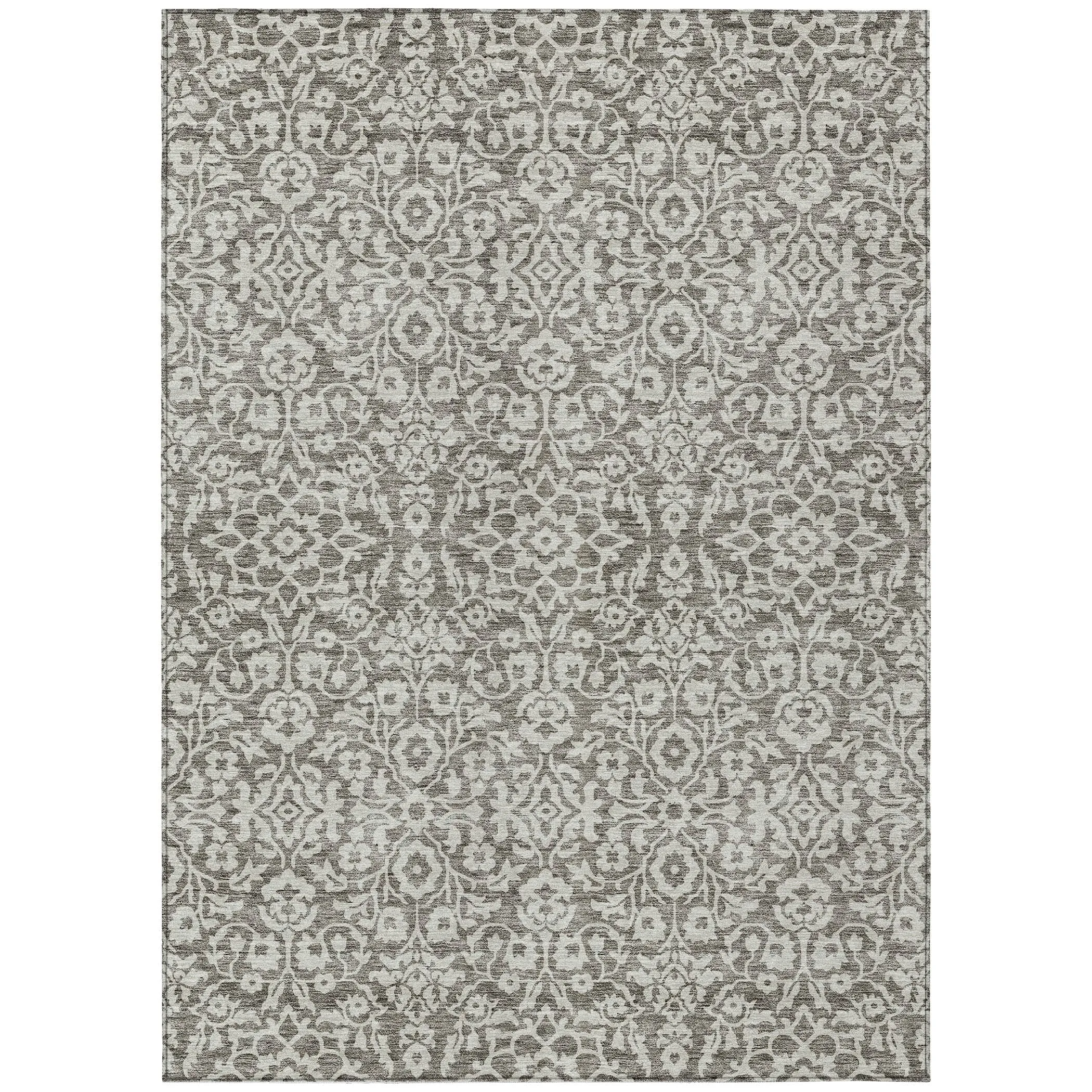 Machine Washable Indoor/ Outdoor Chantille Traditional Farmhouse Rug