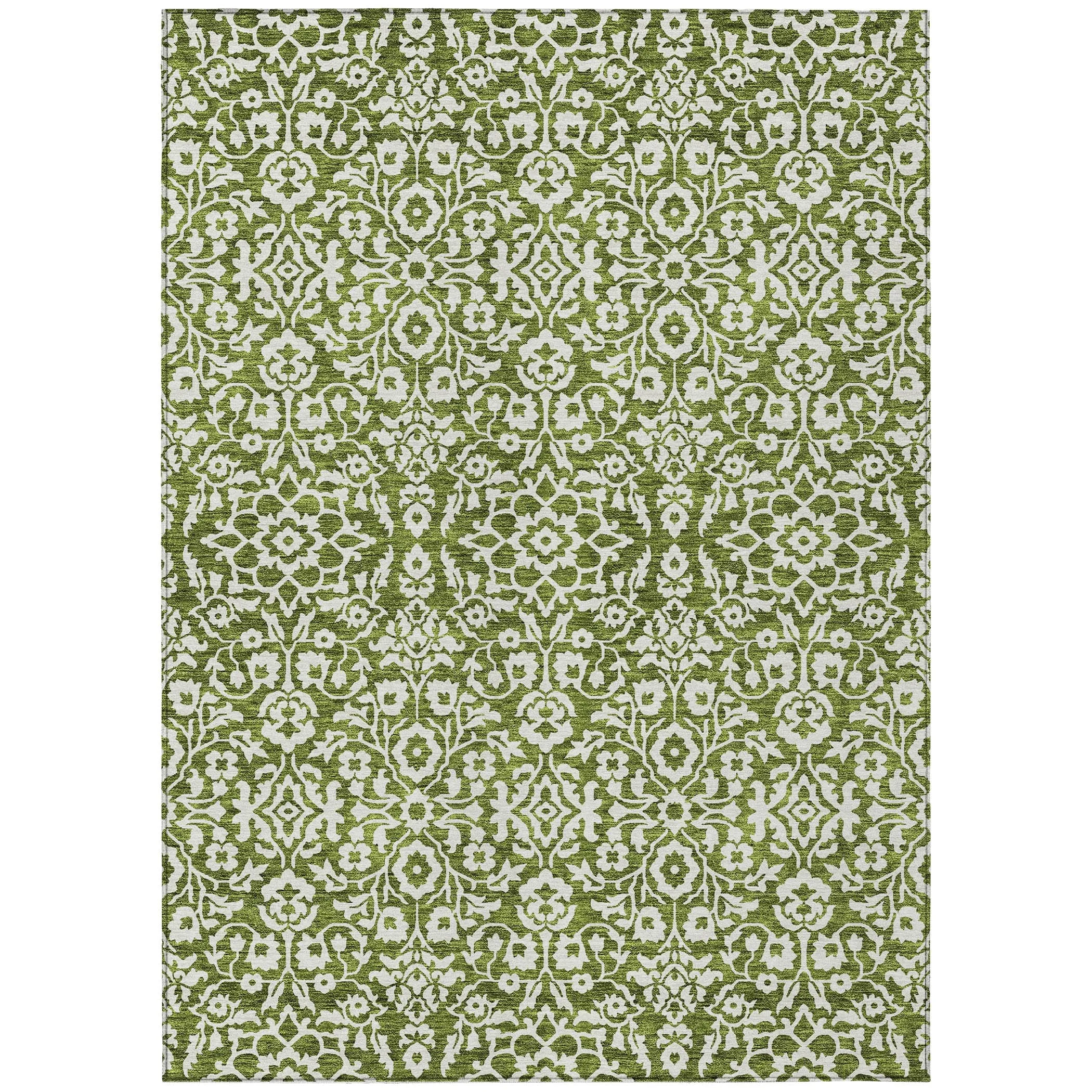 Machine Washable Indoor/ Outdoor Chantille Traditional Farmhouse Rug