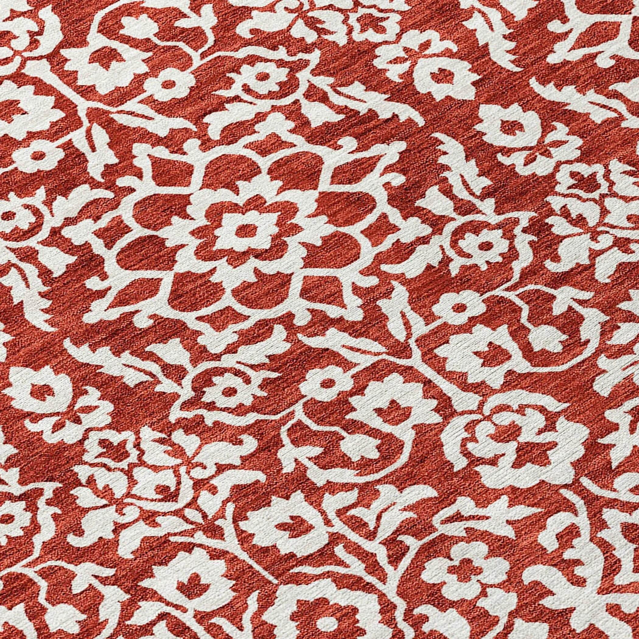 Machine Washable Indoor/ Outdoor Chantille Traditional Farmhouse Rug