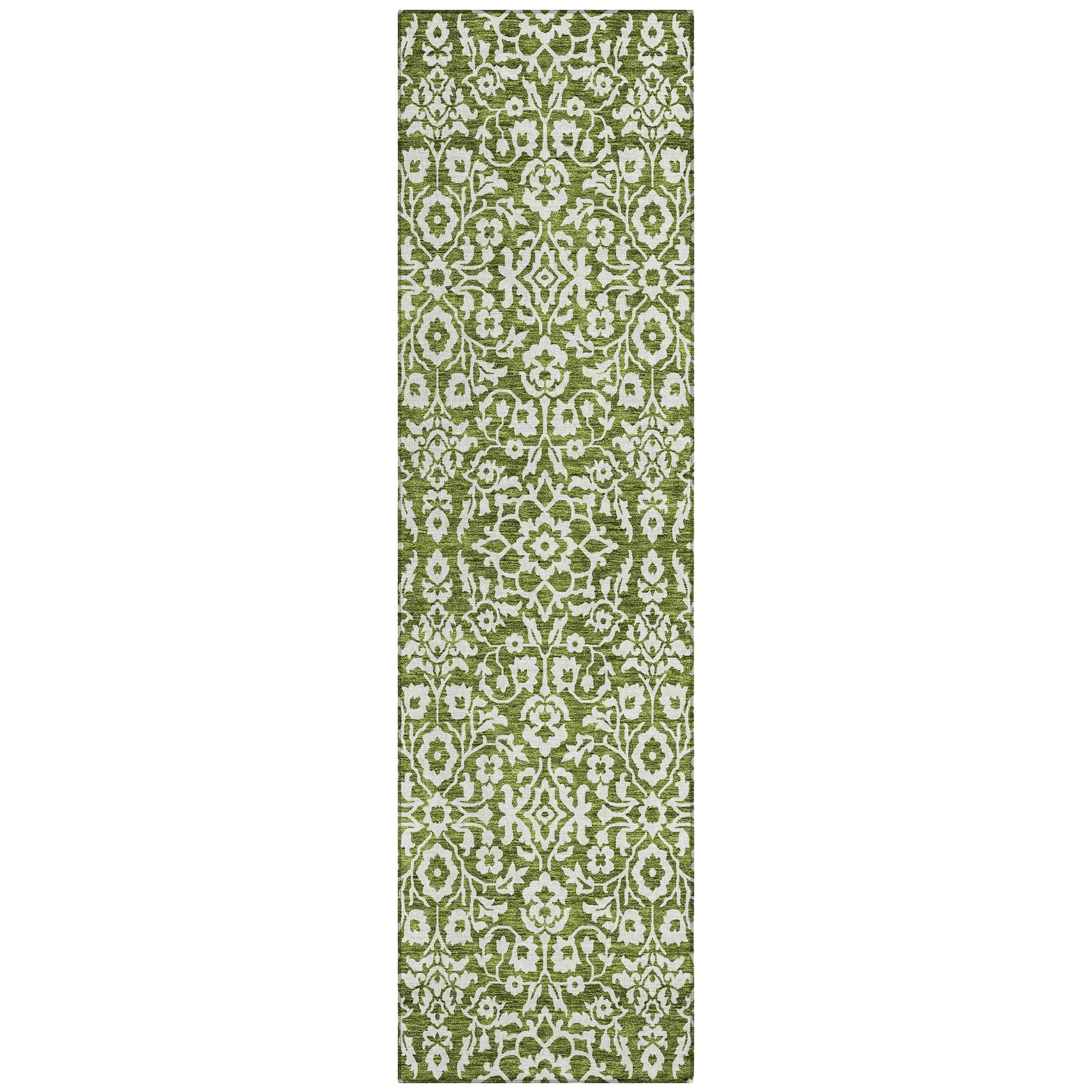 Machine Washable Indoor/ Outdoor Chantille Traditional Farmhouse Rug