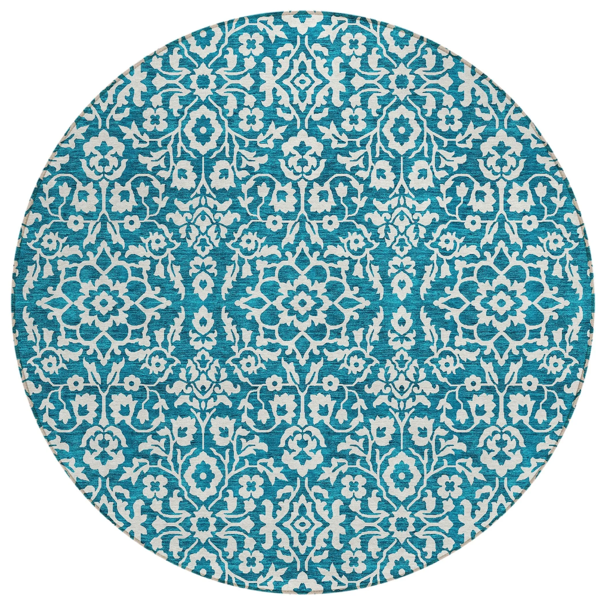 Machine Washable Indoor/ Outdoor Chantille Traditional Farmhouse Rug
