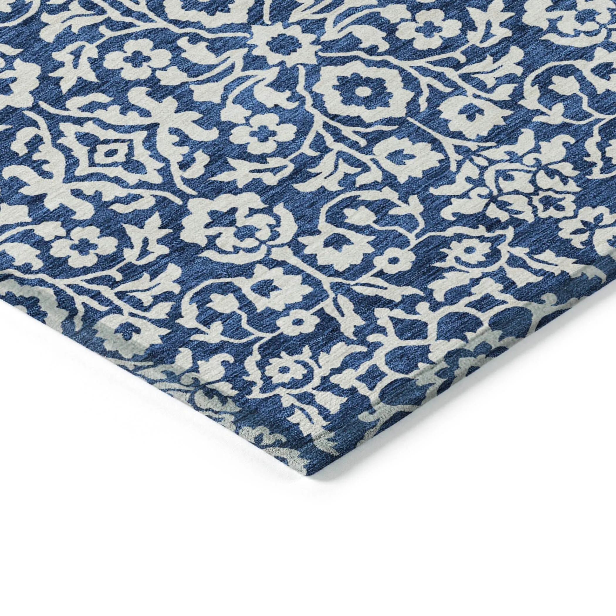 Machine Washable Indoor/ Outdoor Chantille Traditional Farmhouse Rug