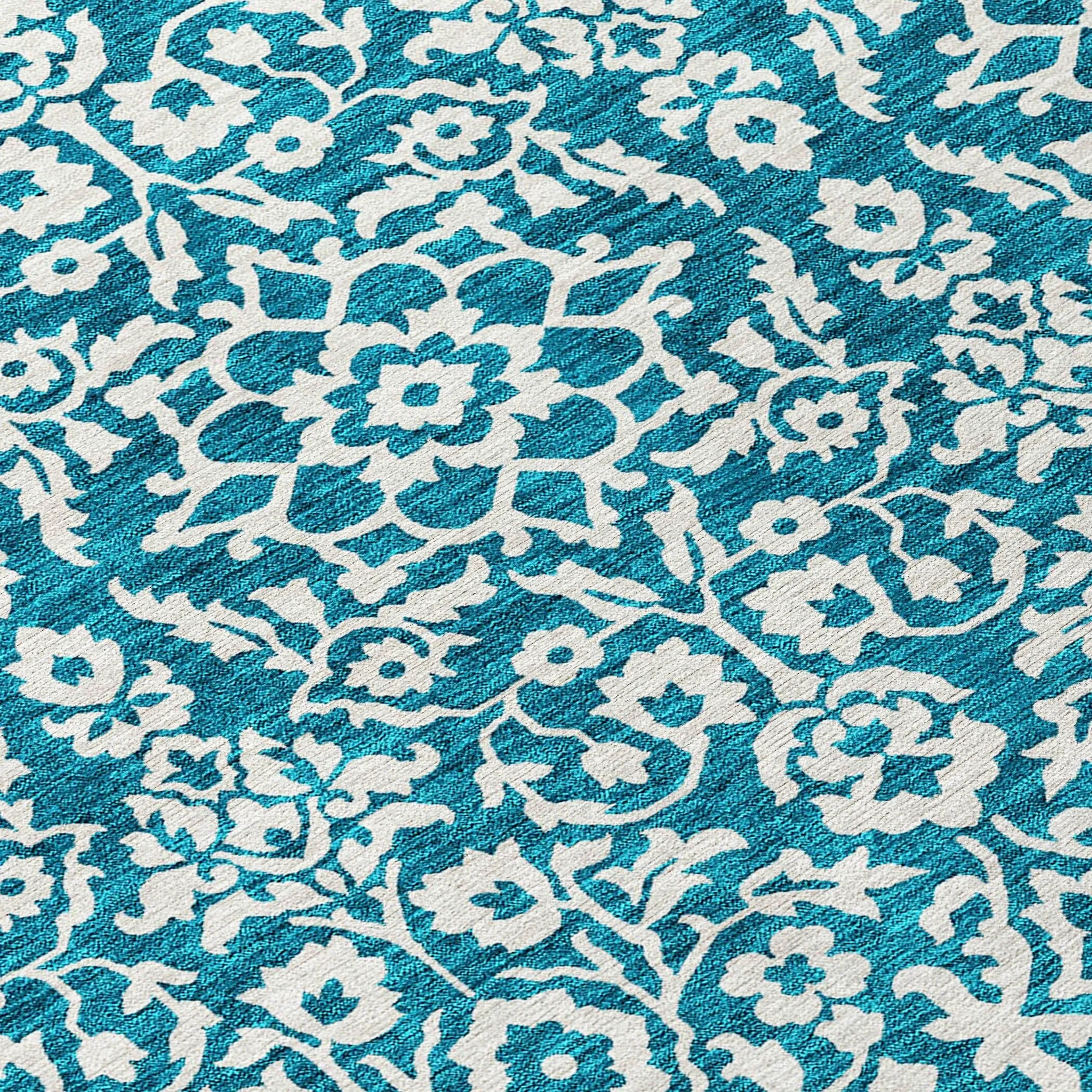 Machine Washable Indoor/ Outdoor Chantille Traditional Farmhouse Rug