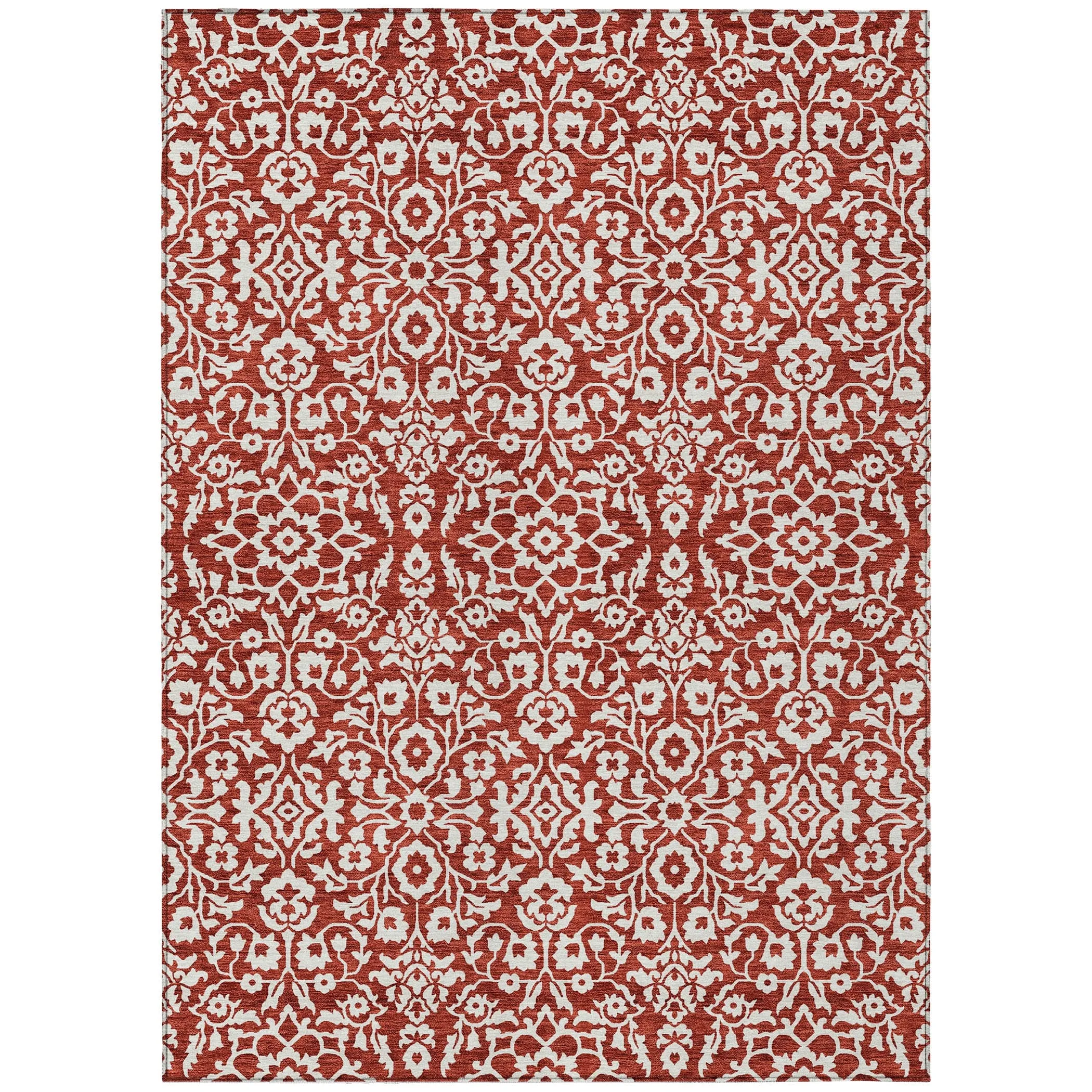 Machine Washable Indoor/ Outdoor Chantille Traditional Farmhouse Rug
