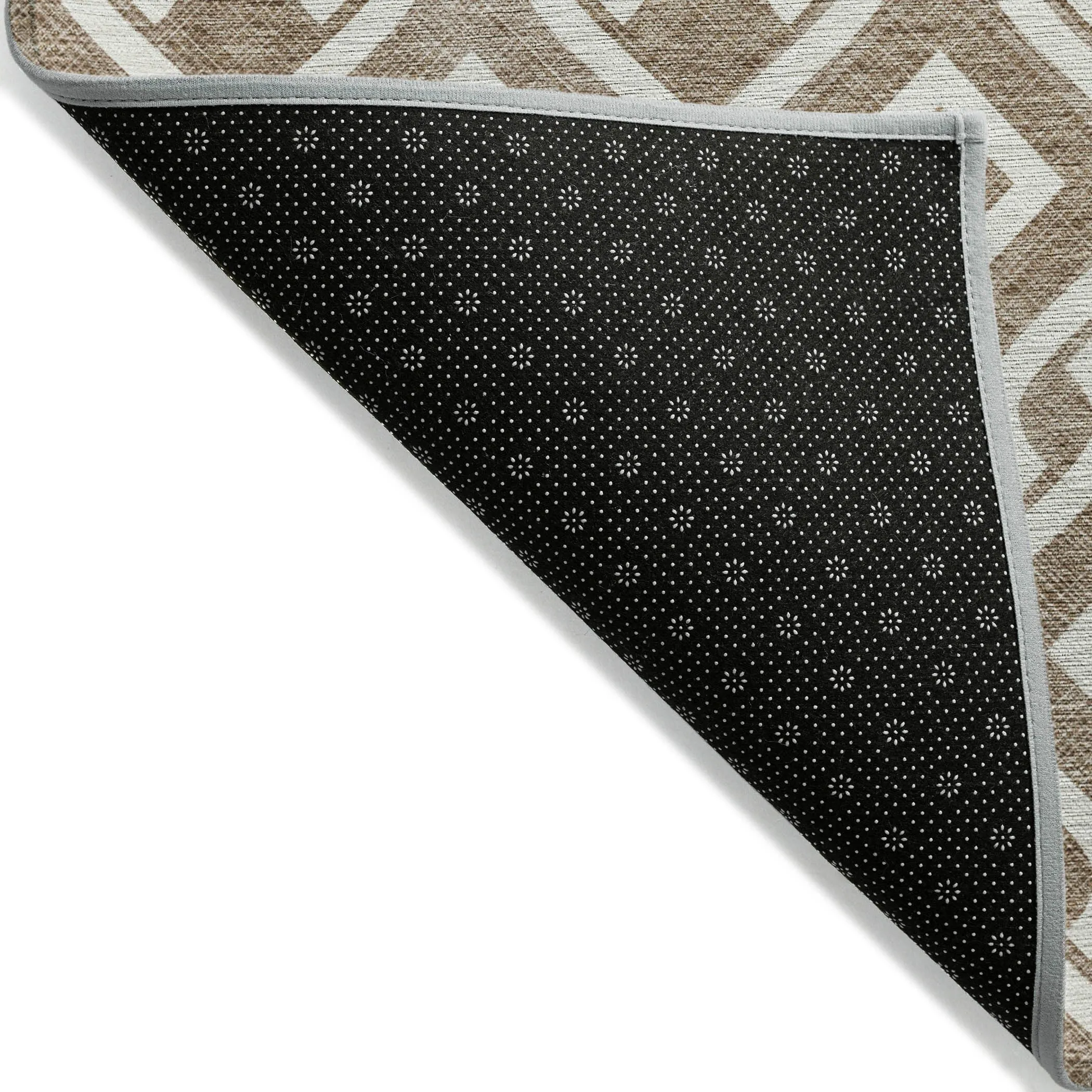 Machine Washable Indoor/ Outdoor Chantille Trellis Scroll Rug