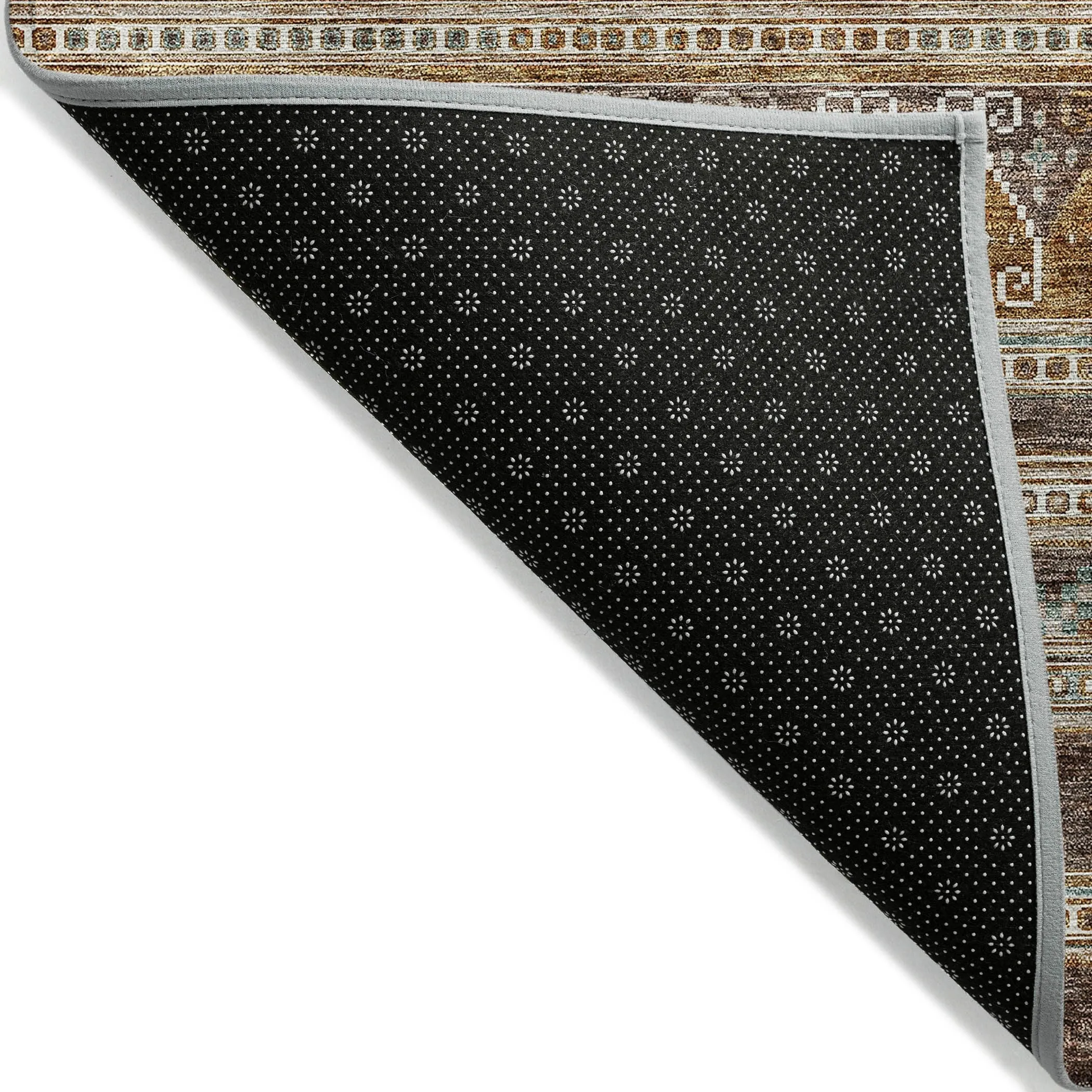 Machine Washable Indoor/ Outdoor Chantille Tribal Boho Rug