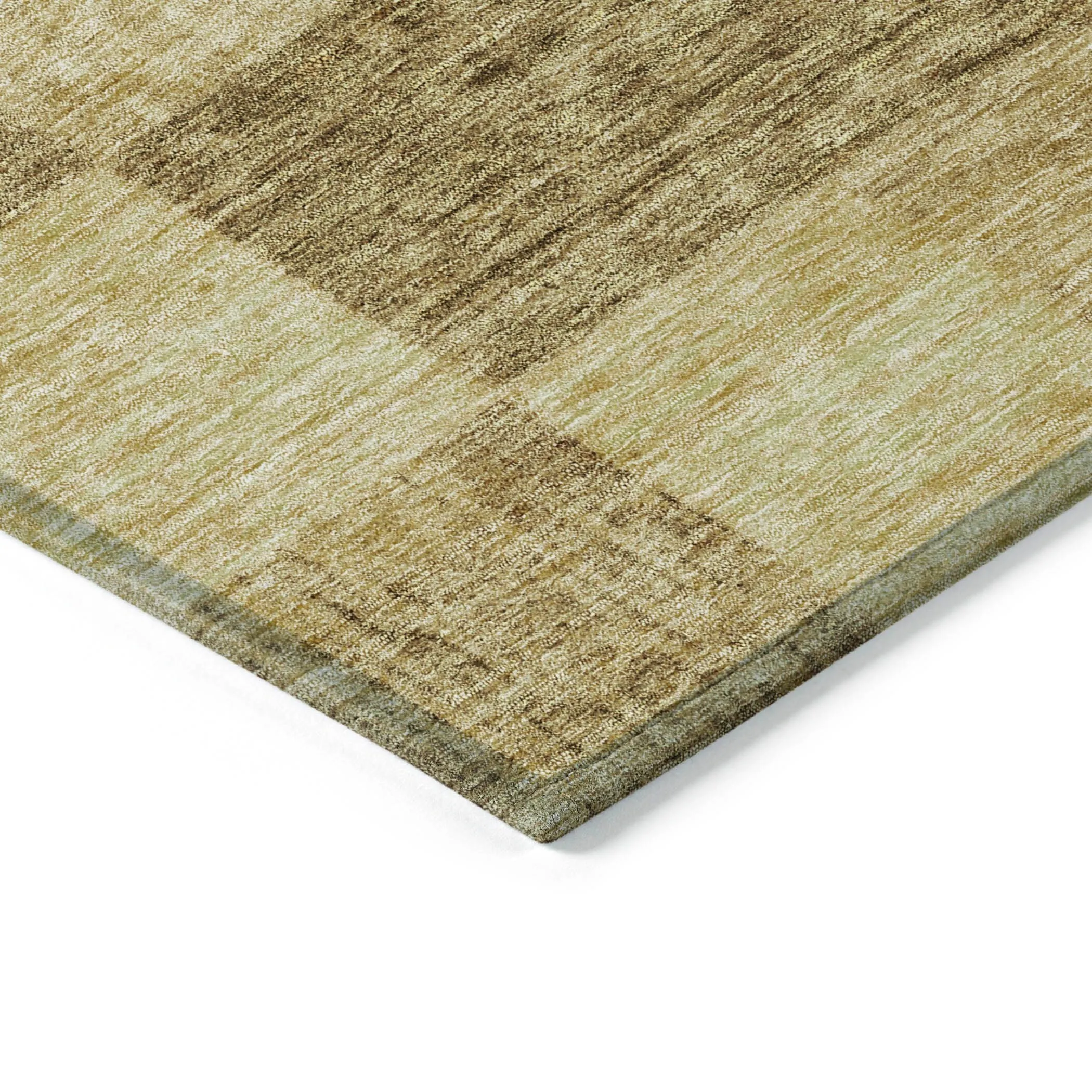 Machine Washable Indoor/ Outdoor Checker Chantille Rug