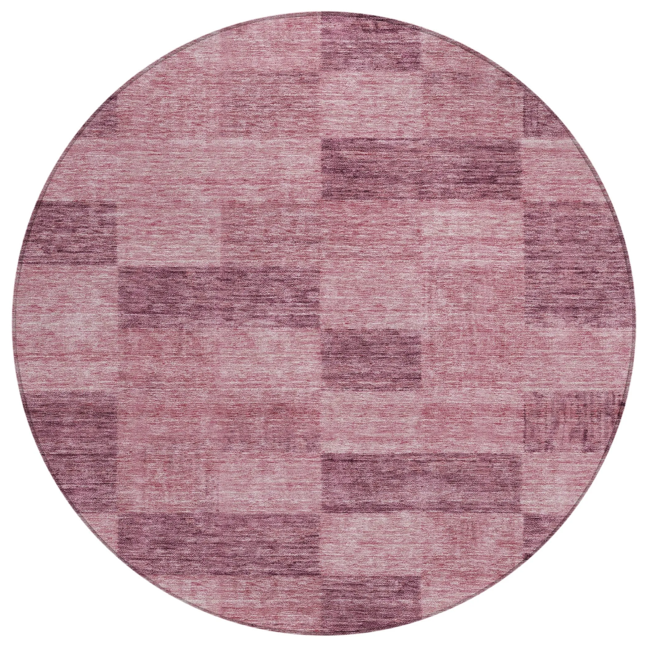 Machine Washable Indoor/ Outdoor Checker Chantille Rug