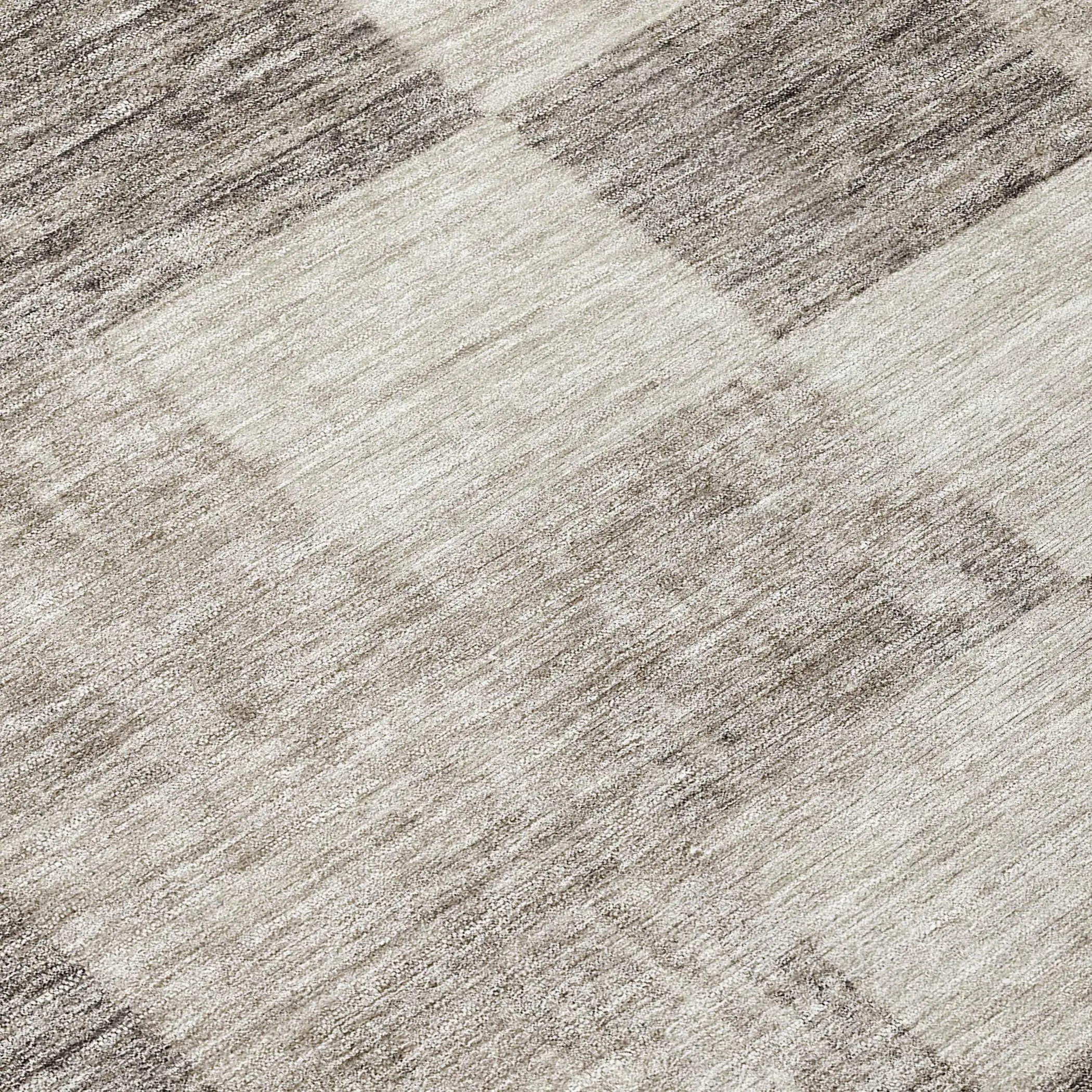 Machine Washable Indoor/ Outdoor Checker Chantille Rug