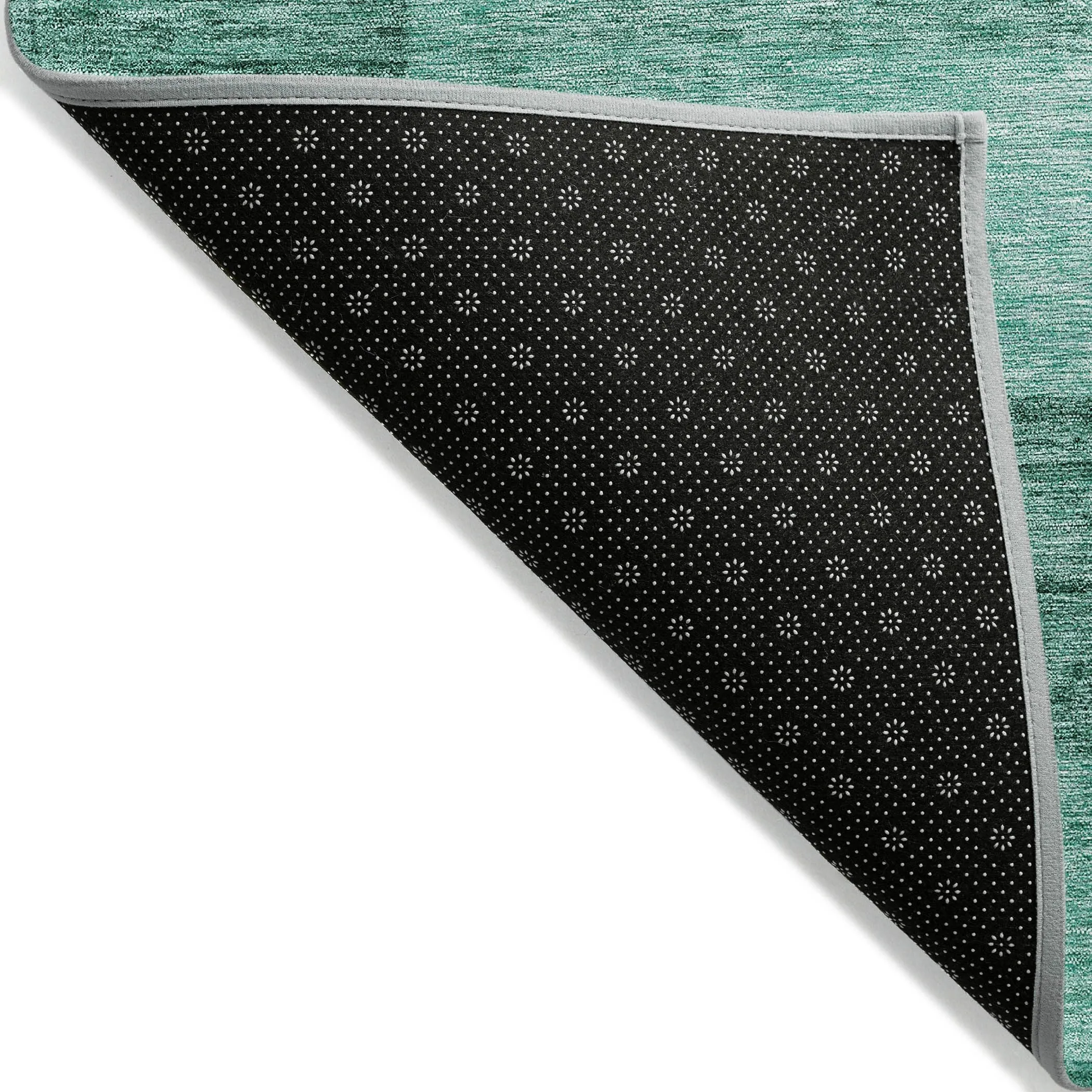 Machine Washable Indoor/ Outdoor Checker Chantille Rug