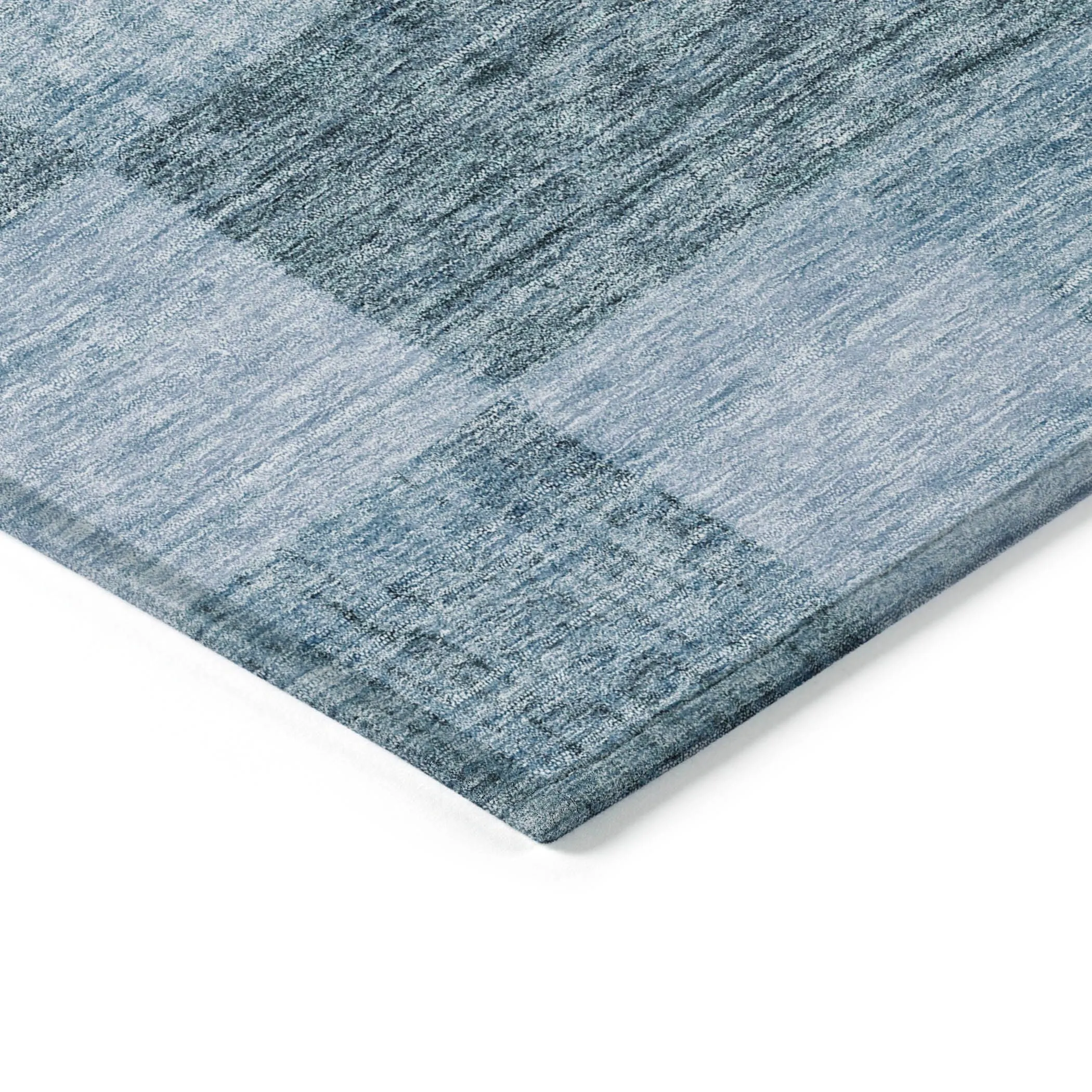 Machine Washable Indoor/ Outdoor Checker Chantille Rug