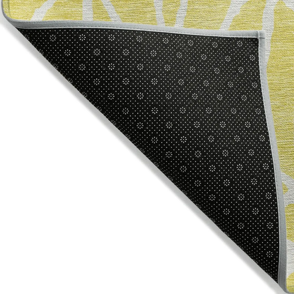 Machine Washable Indoor/ Outdoor Modern Chantille Rug