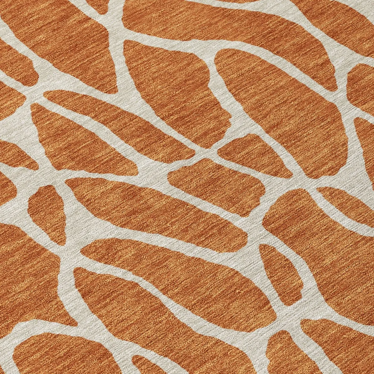 Machine Washable Indoor/ Outdoor Modern Chantille Rug