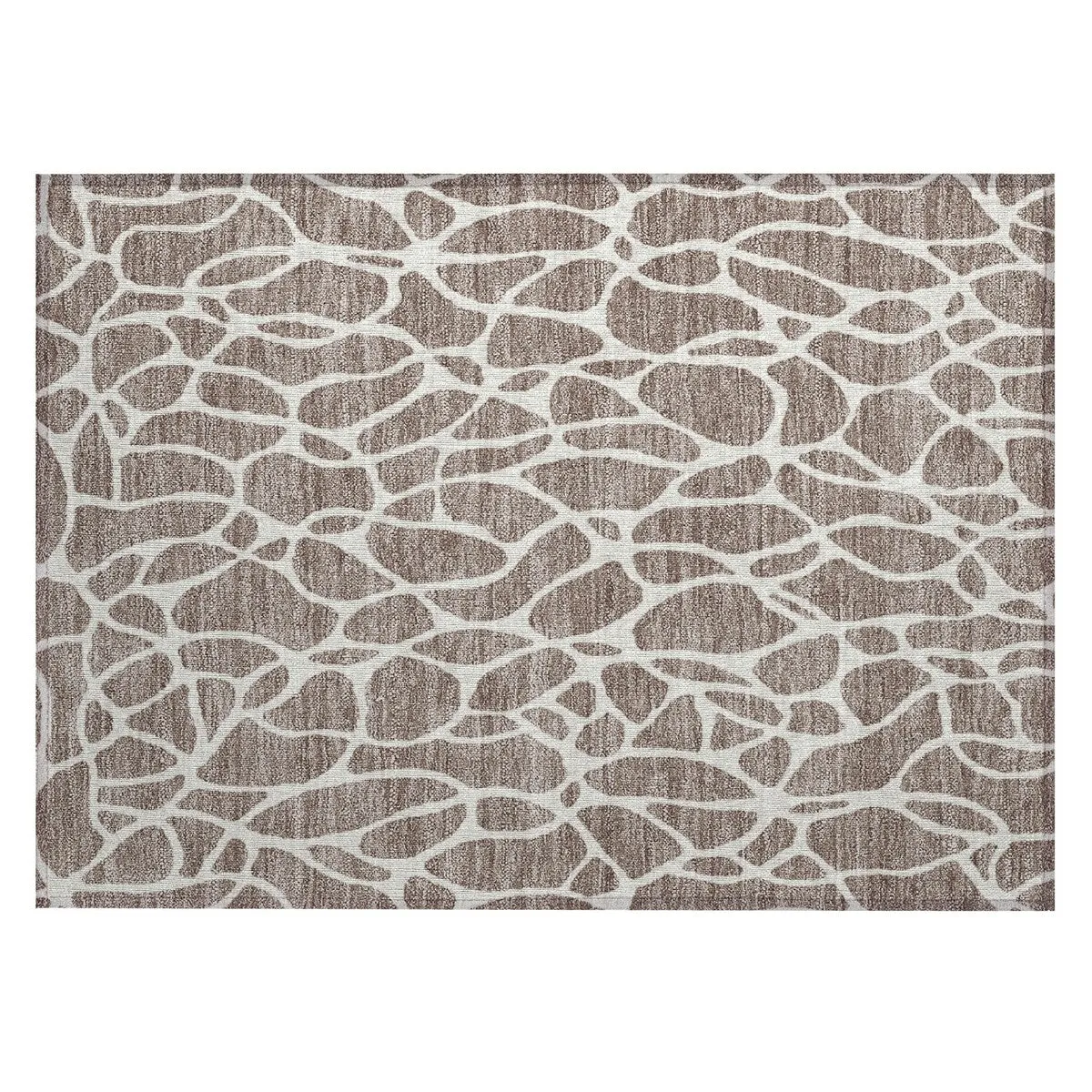 Machine Washable Indoor/ Outdoor Modern Chantille Rug
