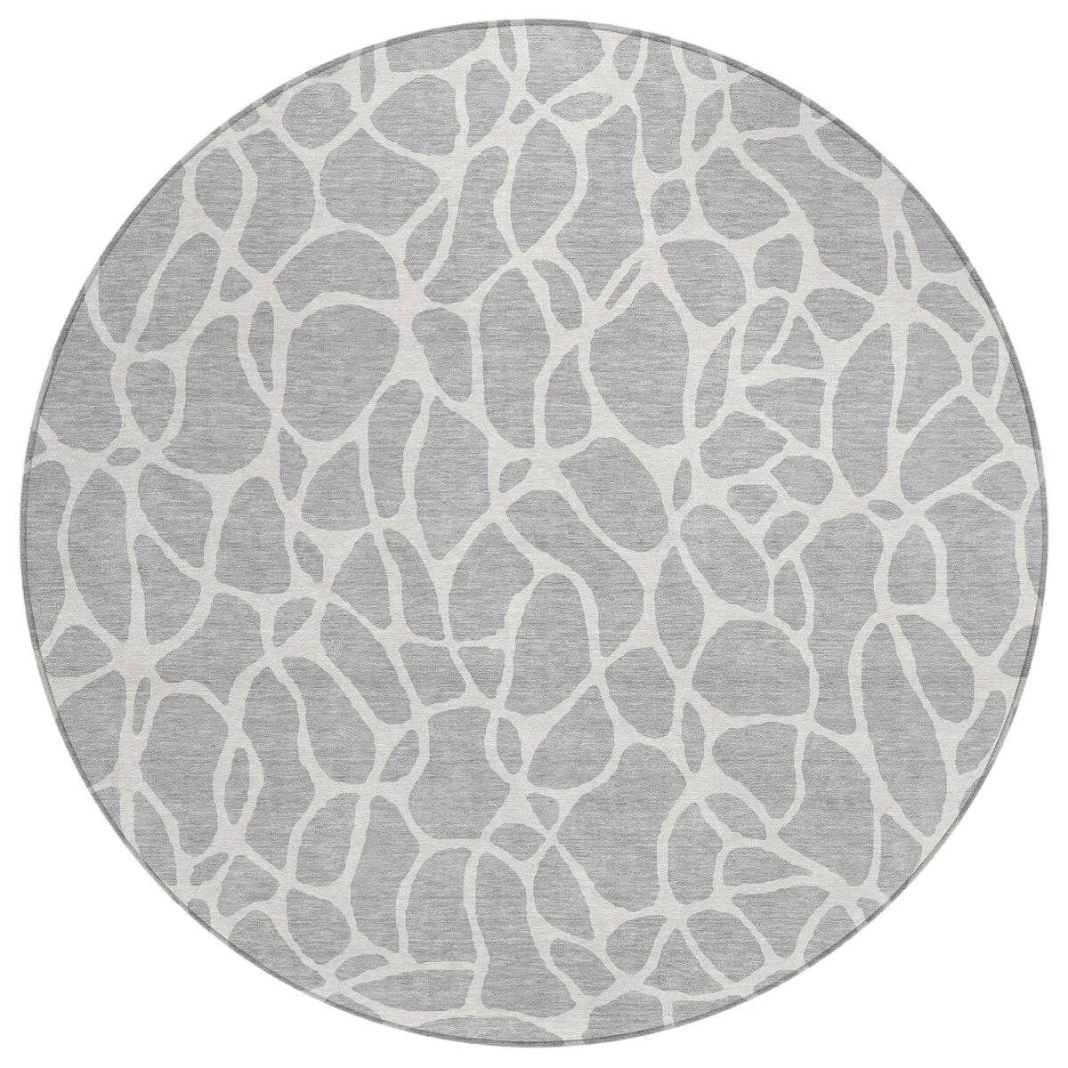 Machine Washable Indoor/ Outdoor Modern Chantille Rug