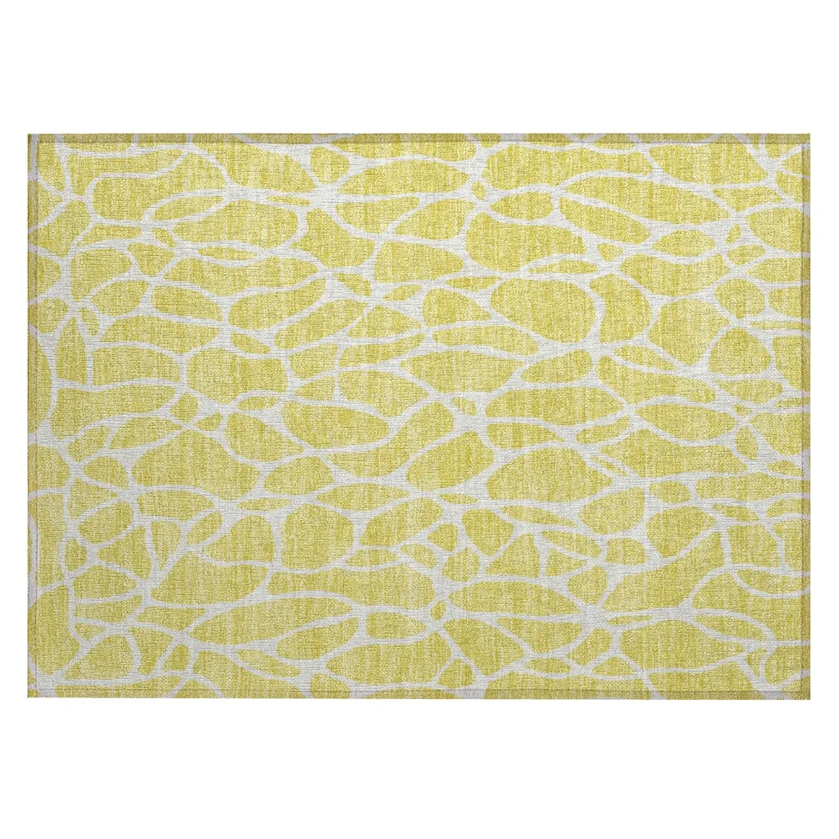 Machine Washable Indoor/ Outdoor Modern Chantille Rug