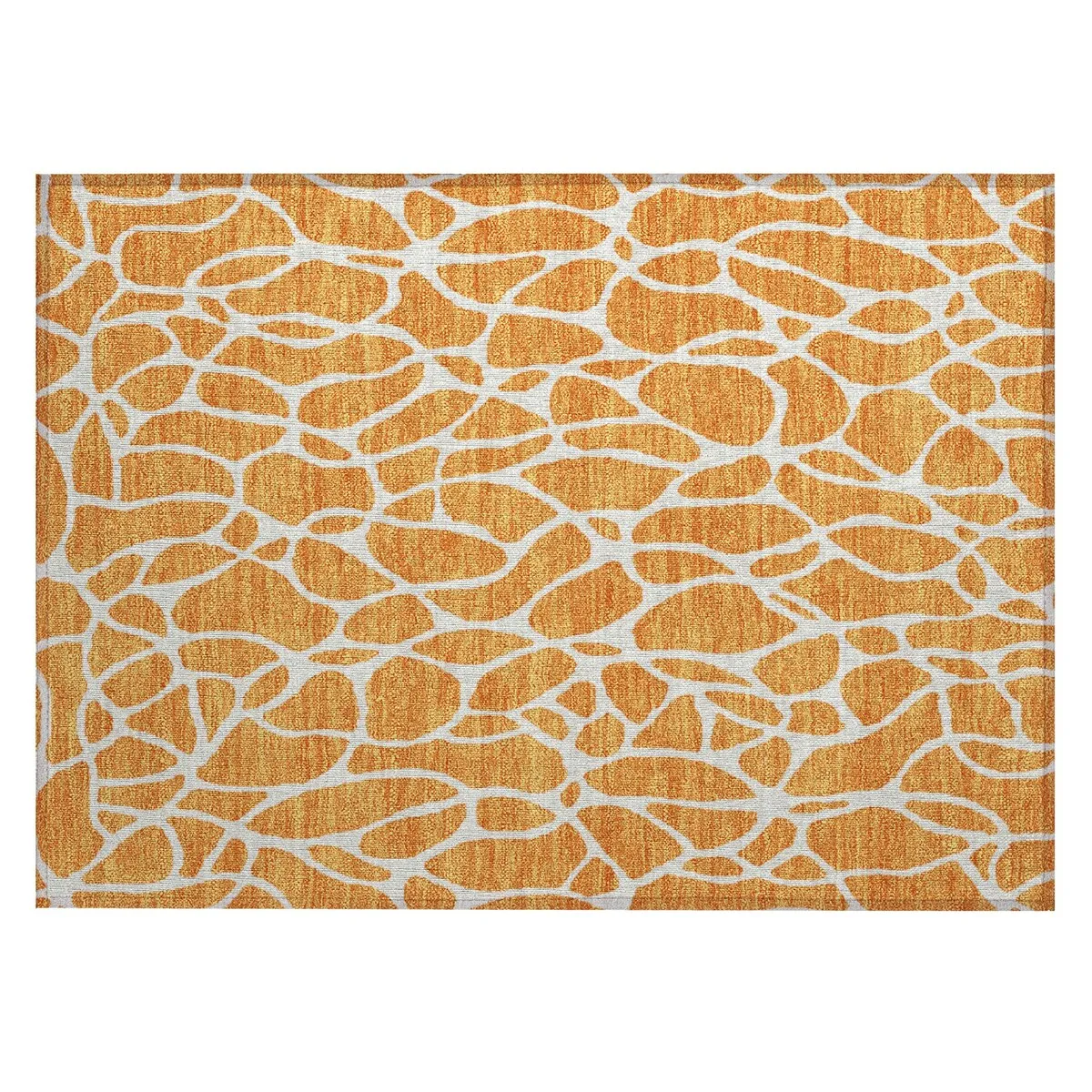 Machine Washable Indoor/ Outdoor Modern Chantille Rug