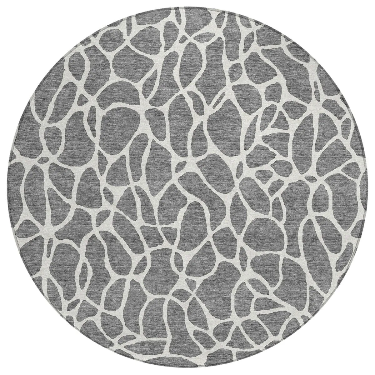 Machine Washable Indoor/ Outdoor Modern Chantille Rug