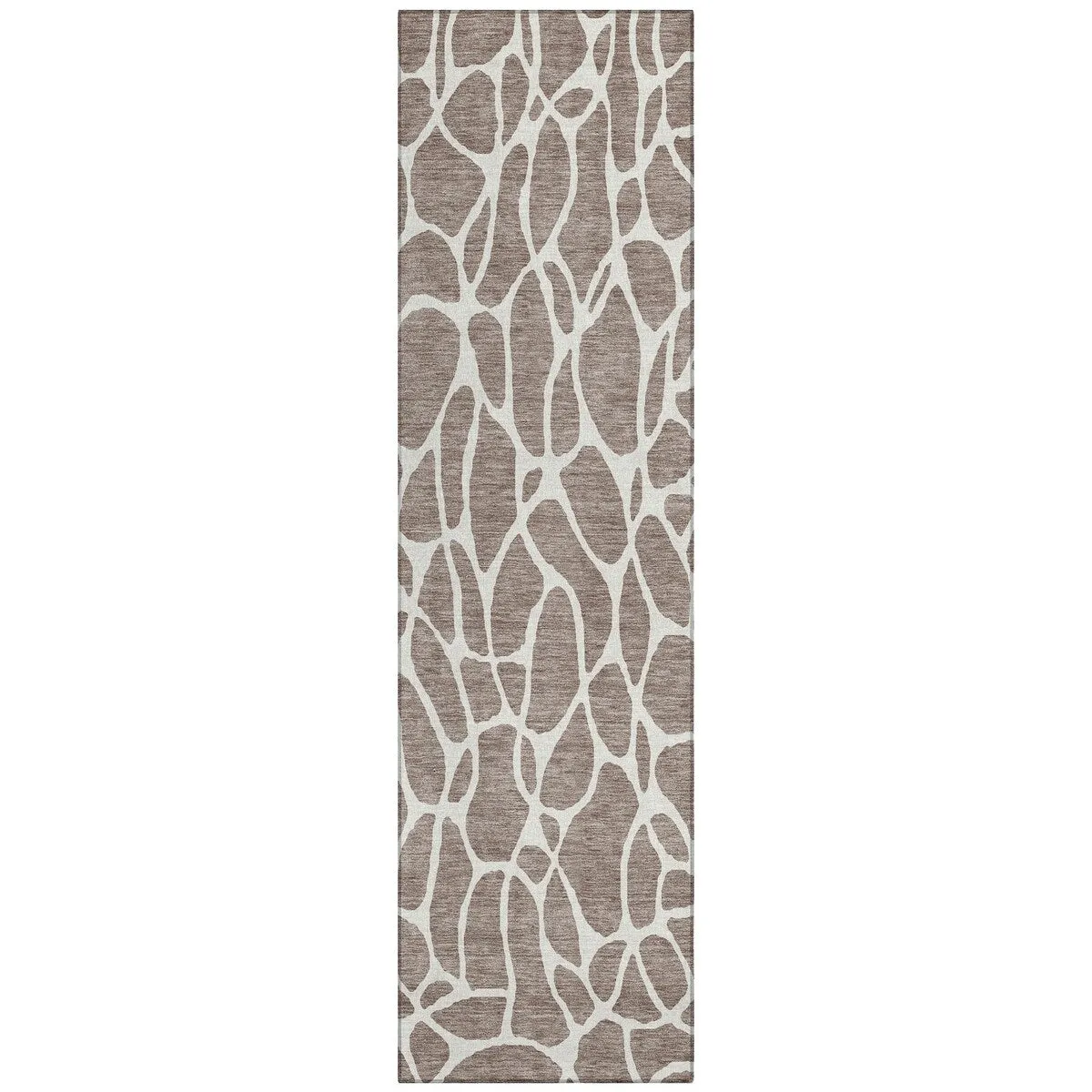 Machine Washable Indoor/ Outdoor Modern Chantille Rug