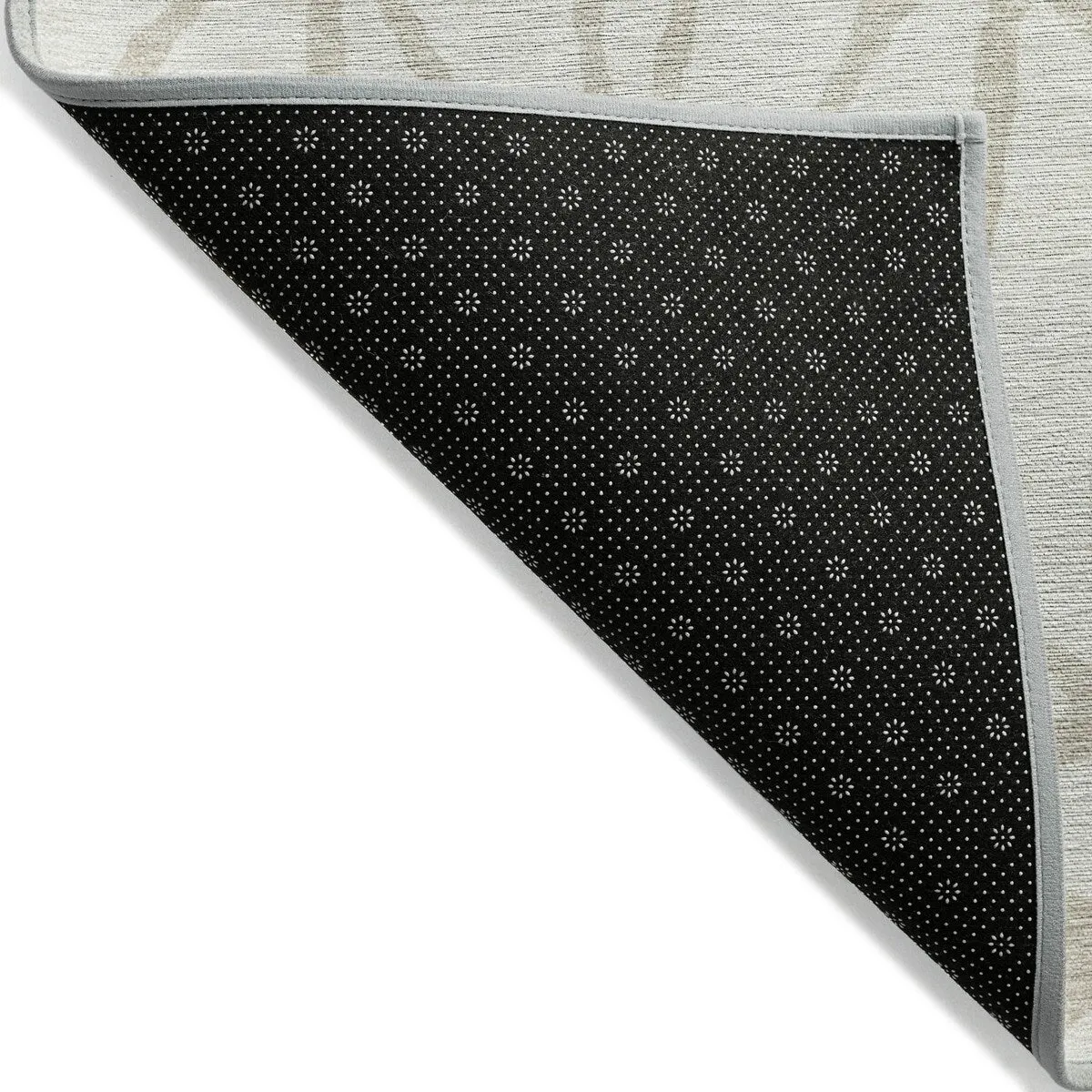 Machine Washable Indoor/ Outdoor Modern Chantille Rug