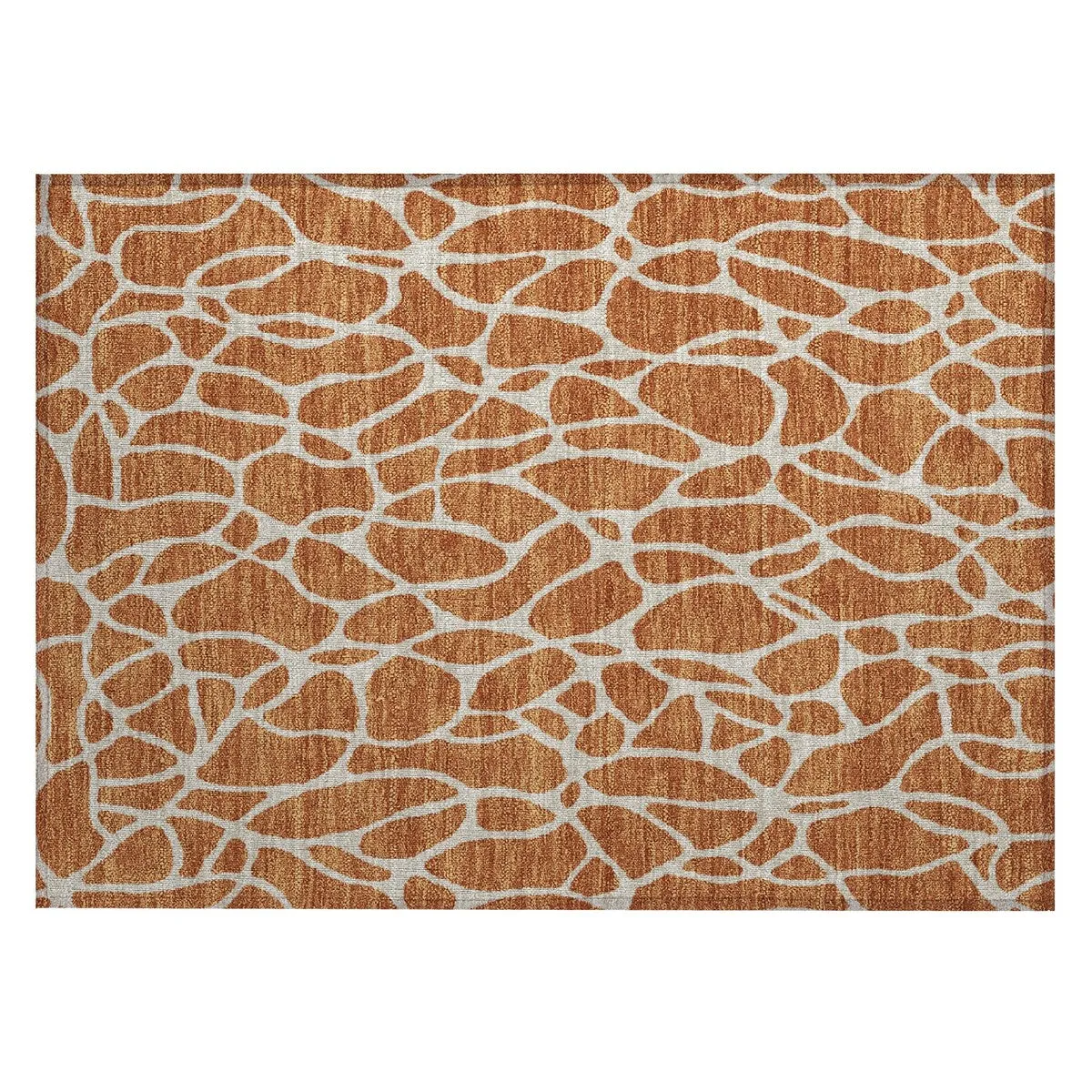Machine Washable Indoor/ Outdoor Modern Chantille Rug