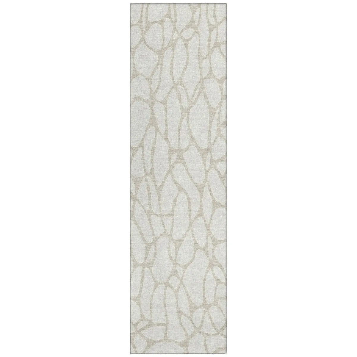 Machine Washable Indoor/ Outdoor Modern Chantille Rug
