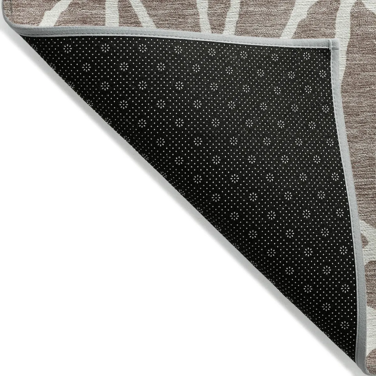 Machine Washable Indoor/ Outdoor Modern Chantille Rug