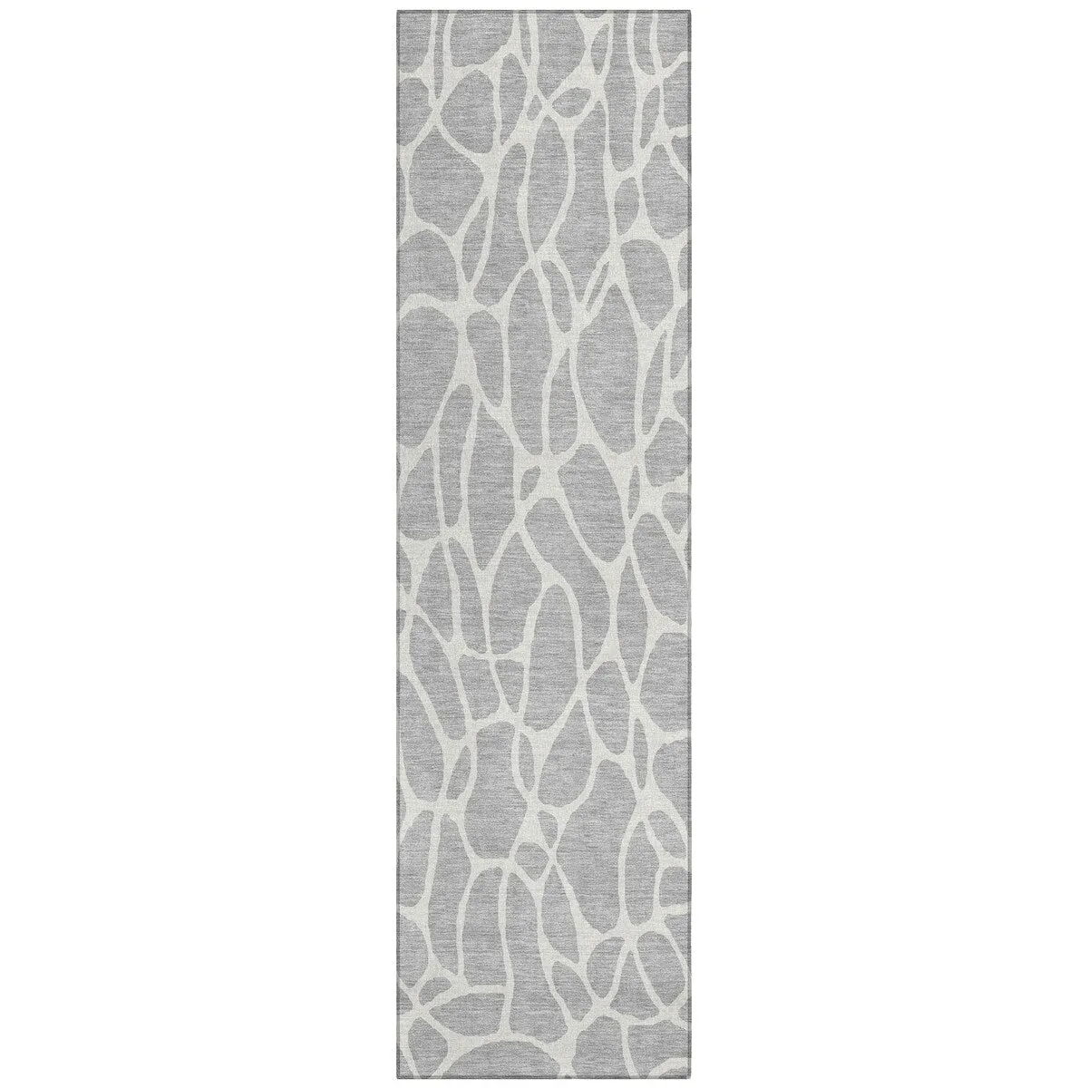 Machine Washable Indoor/ Outdoor Modern Chantille Rug