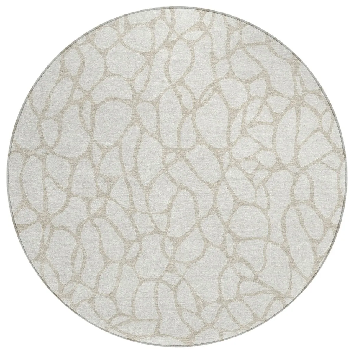 Machine Washable Indoor/ Outdoor Modern Chantille Rug