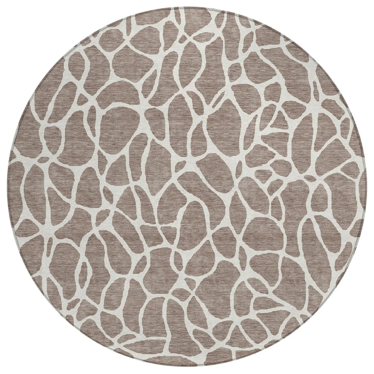 Machine Washable Indoor/ Outdoor Modern Chantille Rug