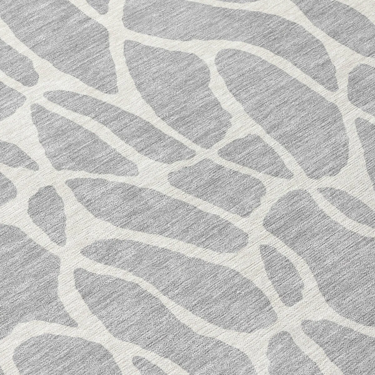 Machine Washable Indoor/ Outdoor Modern Chantille Rug