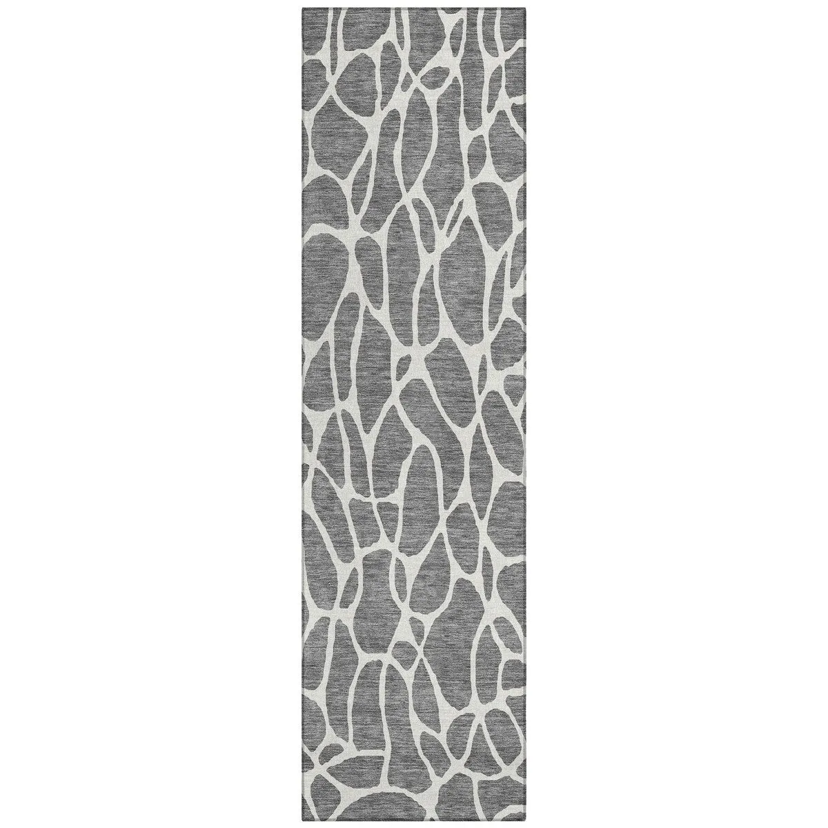 Machine Washable Indoor/ Outdoor Modern Chantille Rug