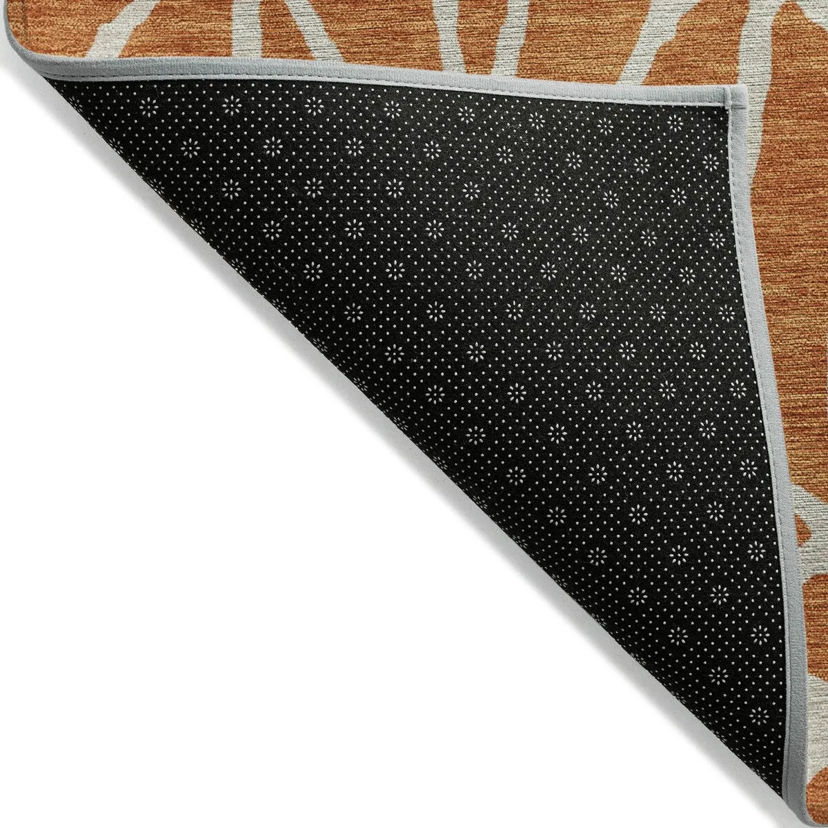 Machine Washable Indoor/ Outdoor Modern Chantille Rug