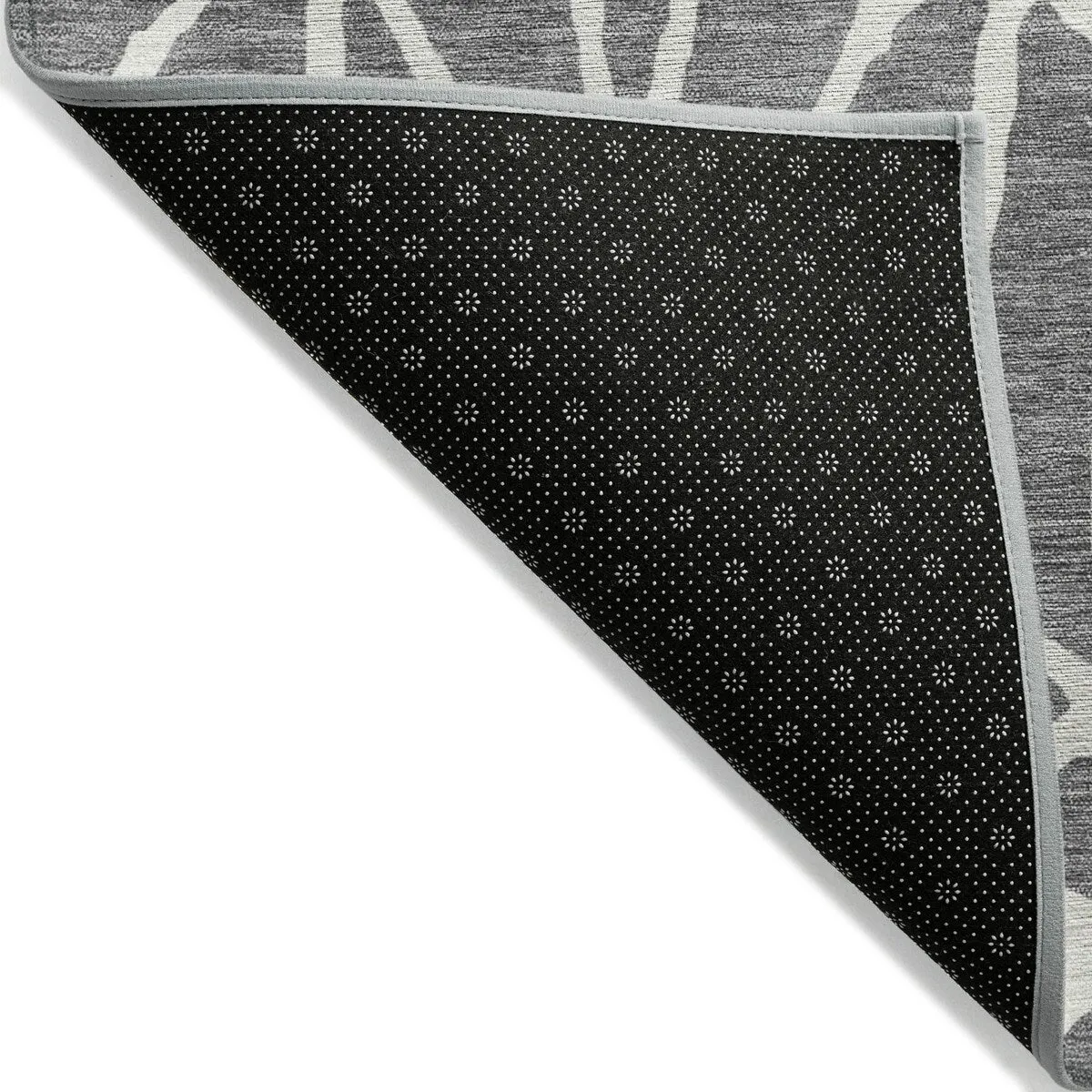 Machine Washable Indoor/ Outdoor Modern Chantille Rug