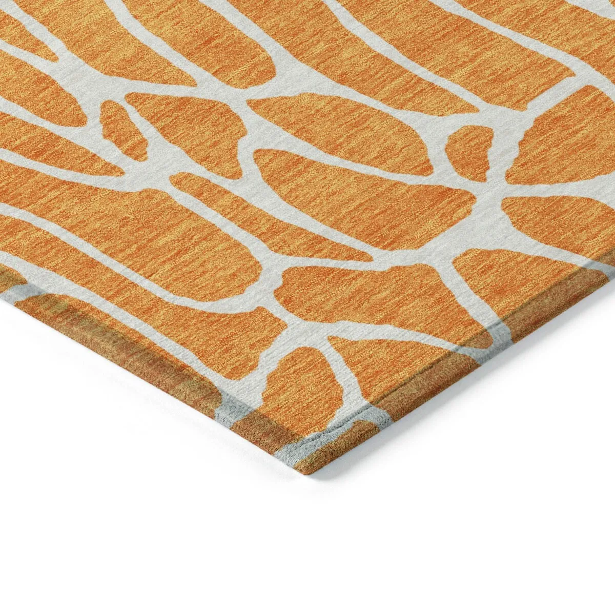 Machine Washable Indoor/ Outdoor Modern Chantille Rug