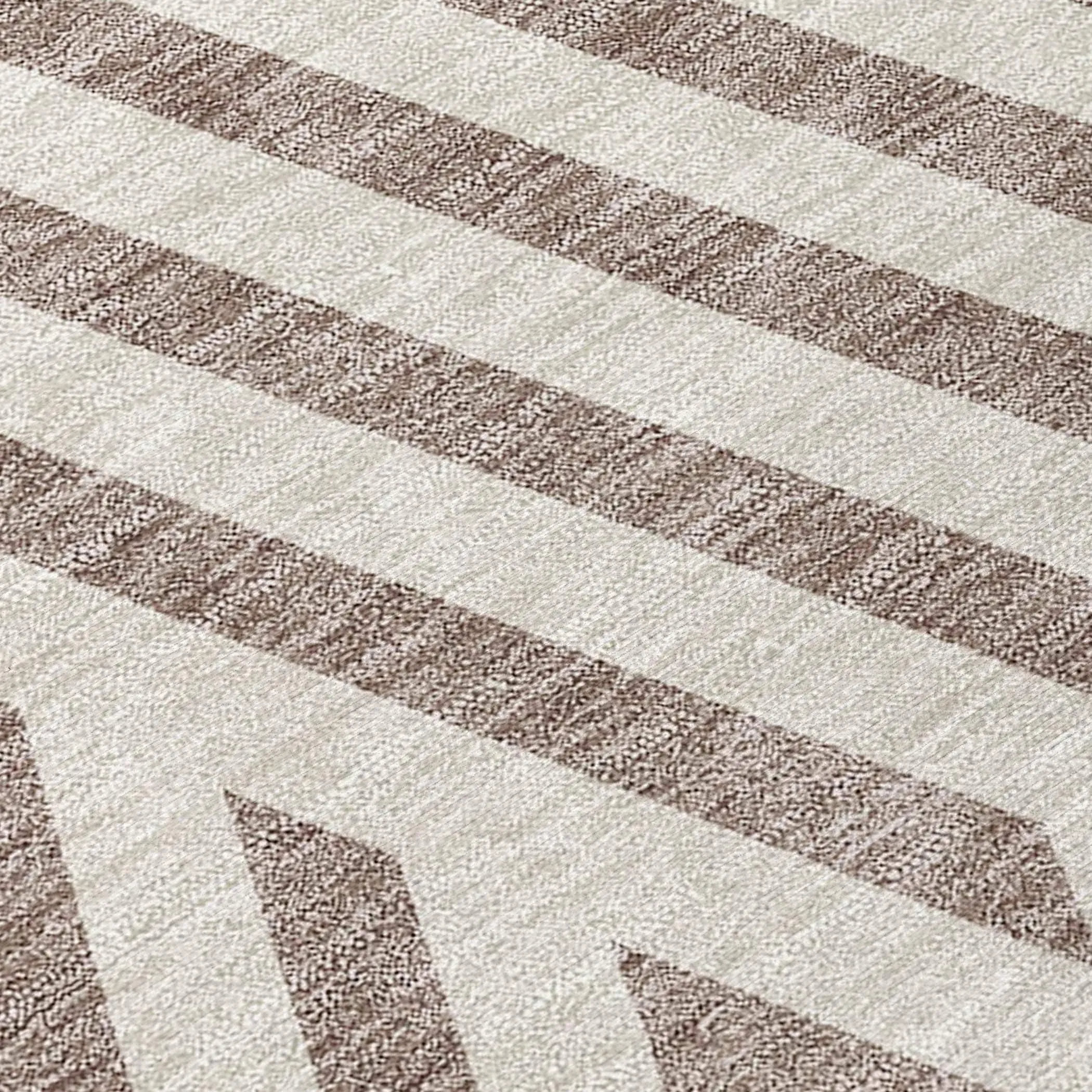 Machine Washable Indoor/ Outdoor Modern Diamonds Chantille Rug