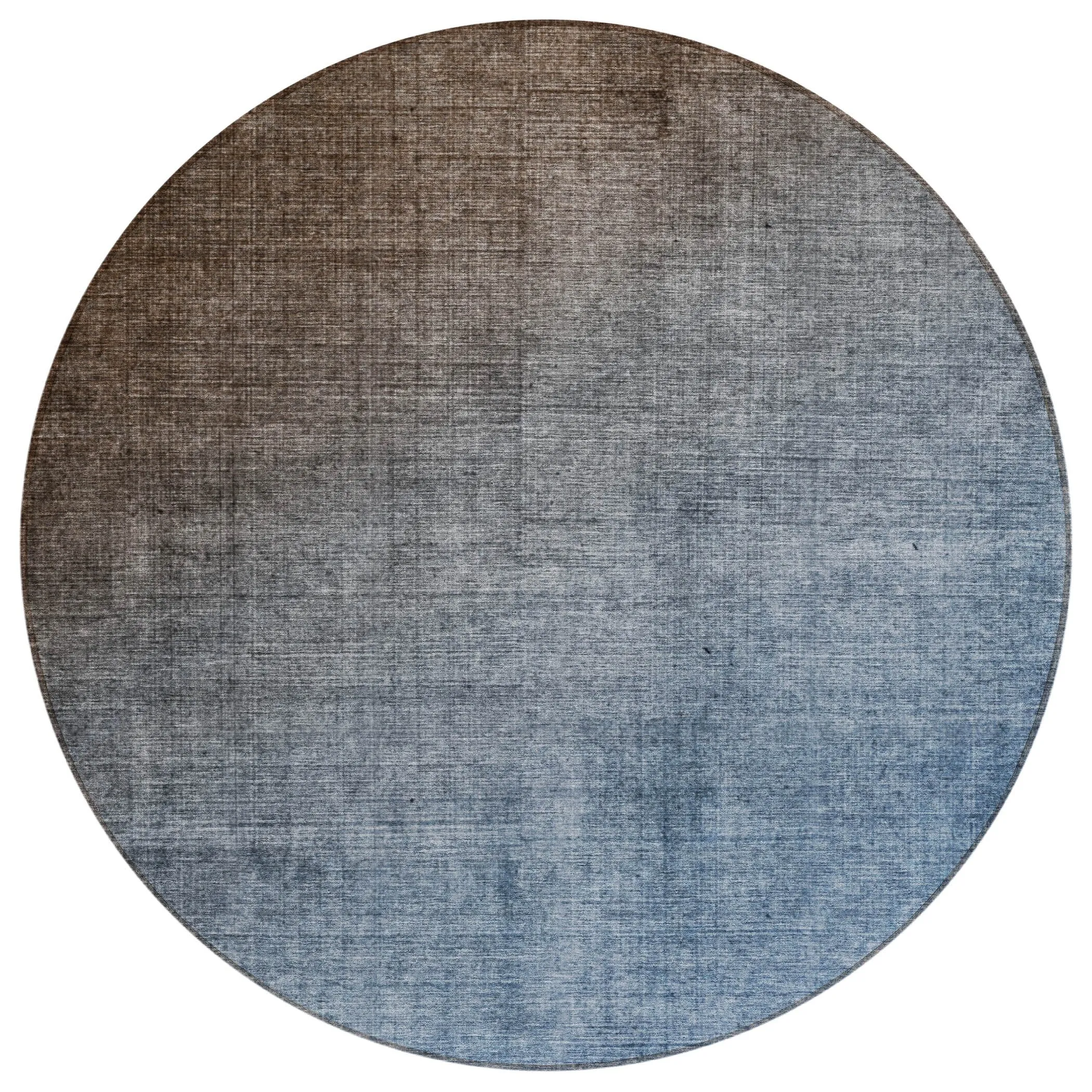 Machine Washable Indoor/ Outdoor Modern Ombre Chantille Rug