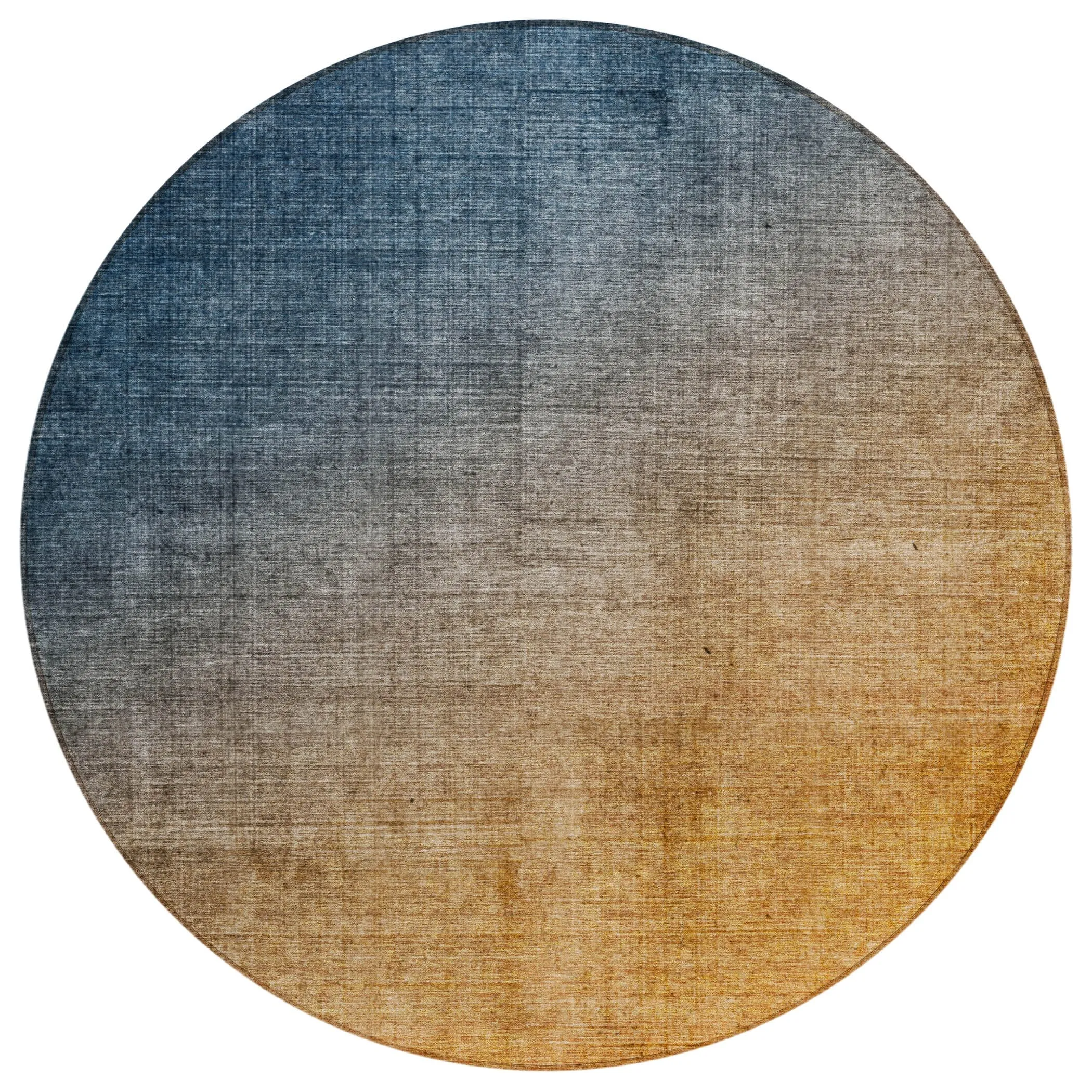 Machine Washable Indoor/ Outdoor Modern Ombre Chantille Rug
