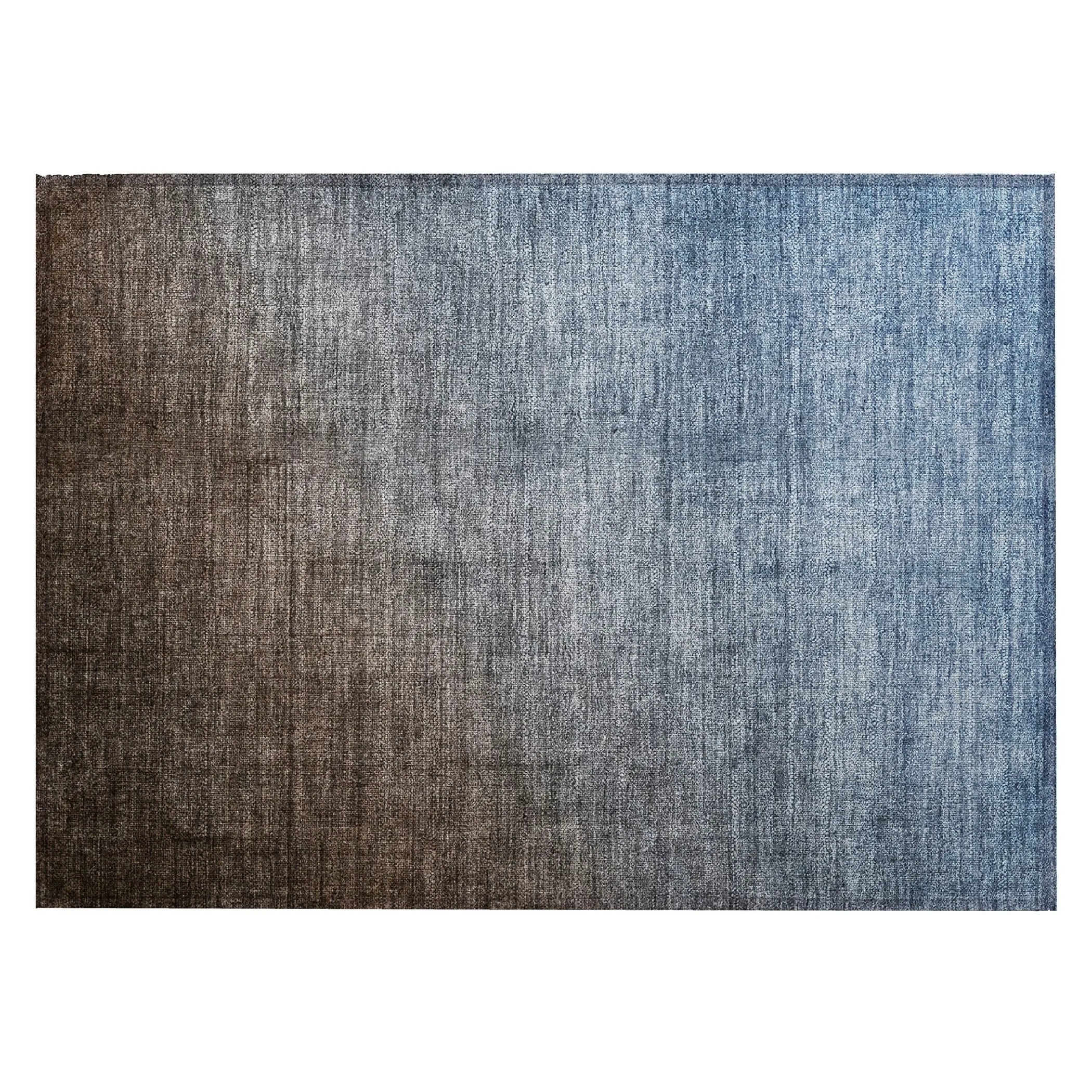 Machine Washable Indoor/ Outdoor Modern Ombre Chantille Rug