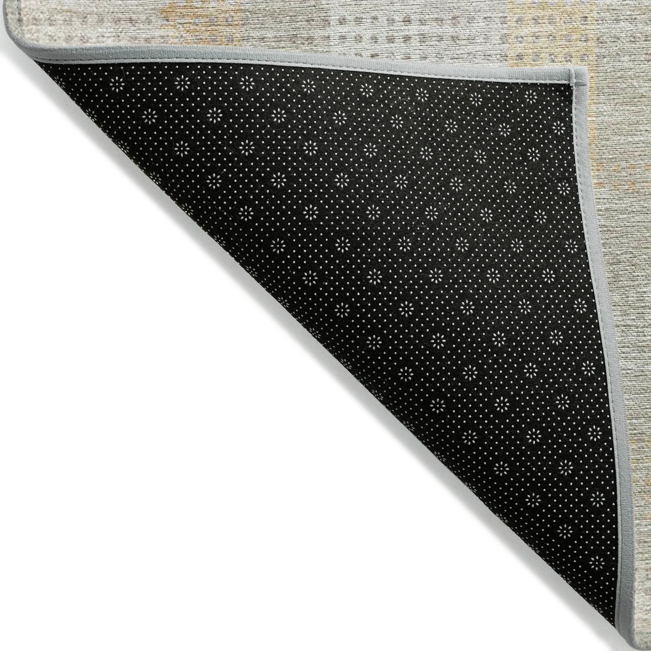 Machine Washable Indoor/ Outdoor Modern Plaid Chantille Rug