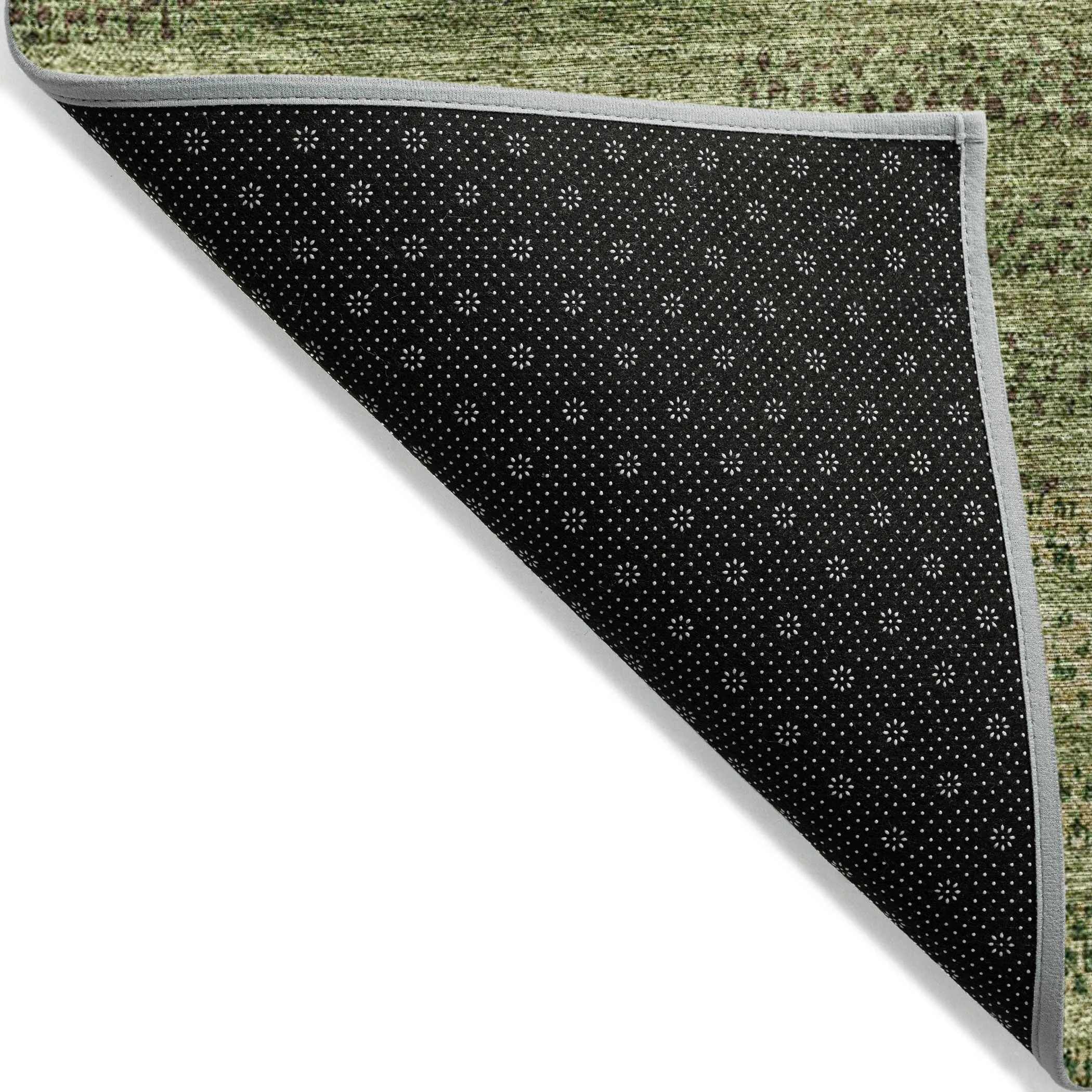 Machine Washable Indoor/ Outdoor Modern Stripes Chantille Rug