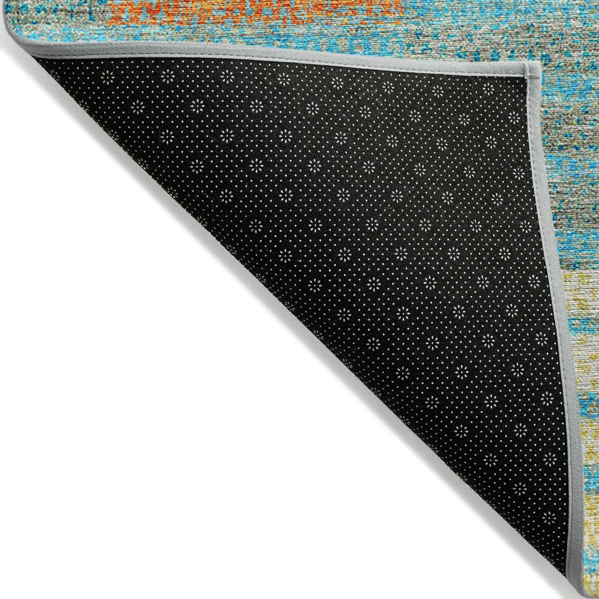 Machine Washable Indoor/ Outdoor Modern Stripes Chantille Rug