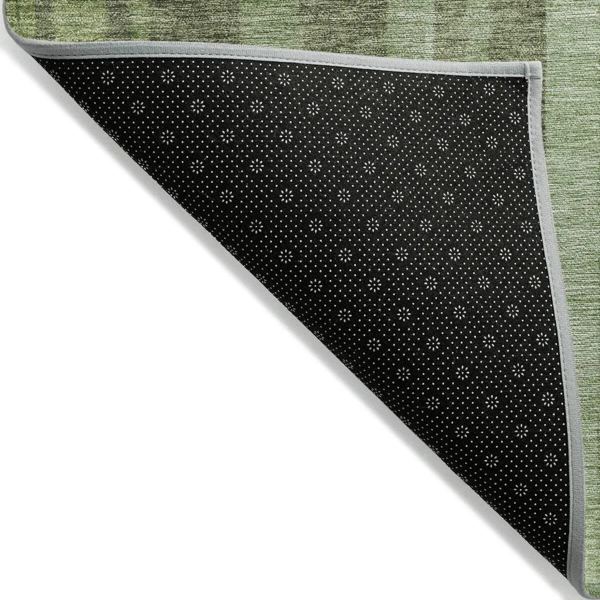 Machine Washable Indoor/ Outdoor Modern Stripes Chantille Rug