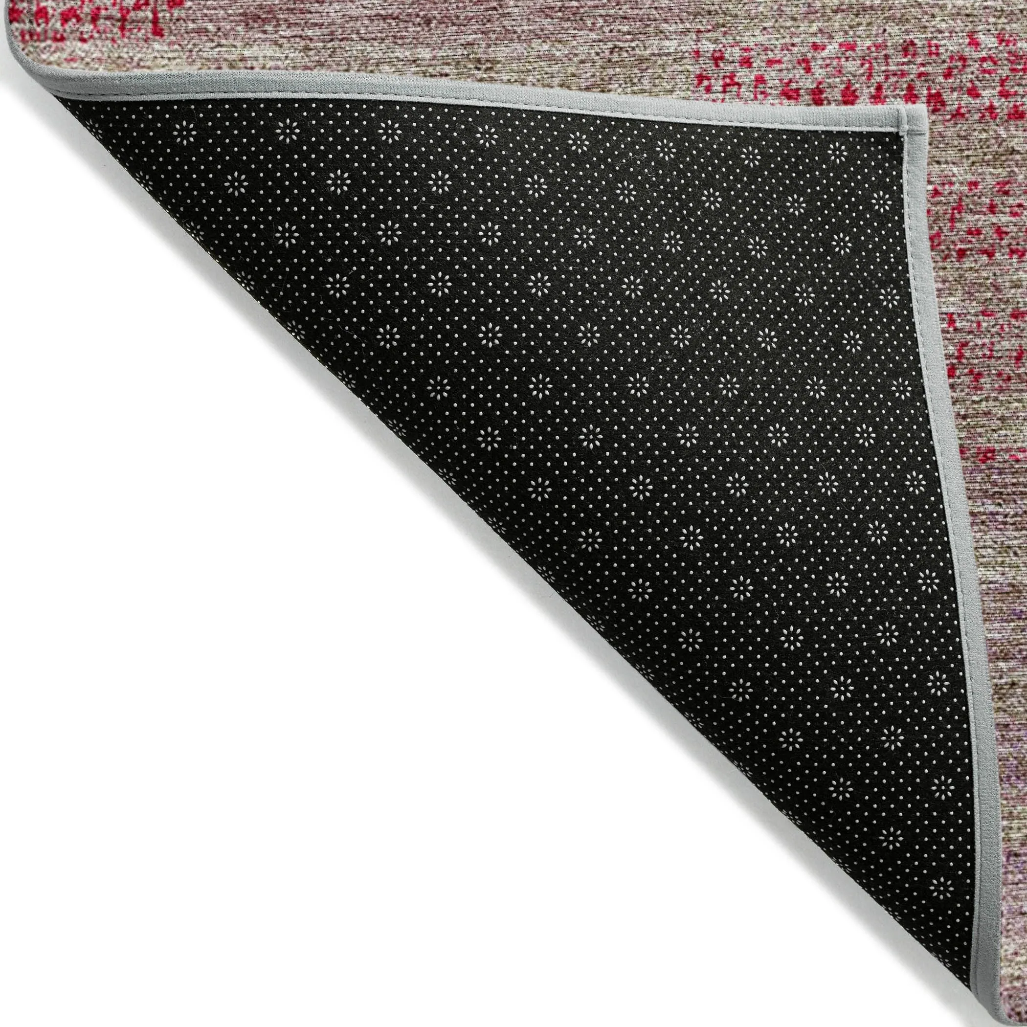 Machine Washable Indoor/ Outdoor Modern Stripes Chantille Rug