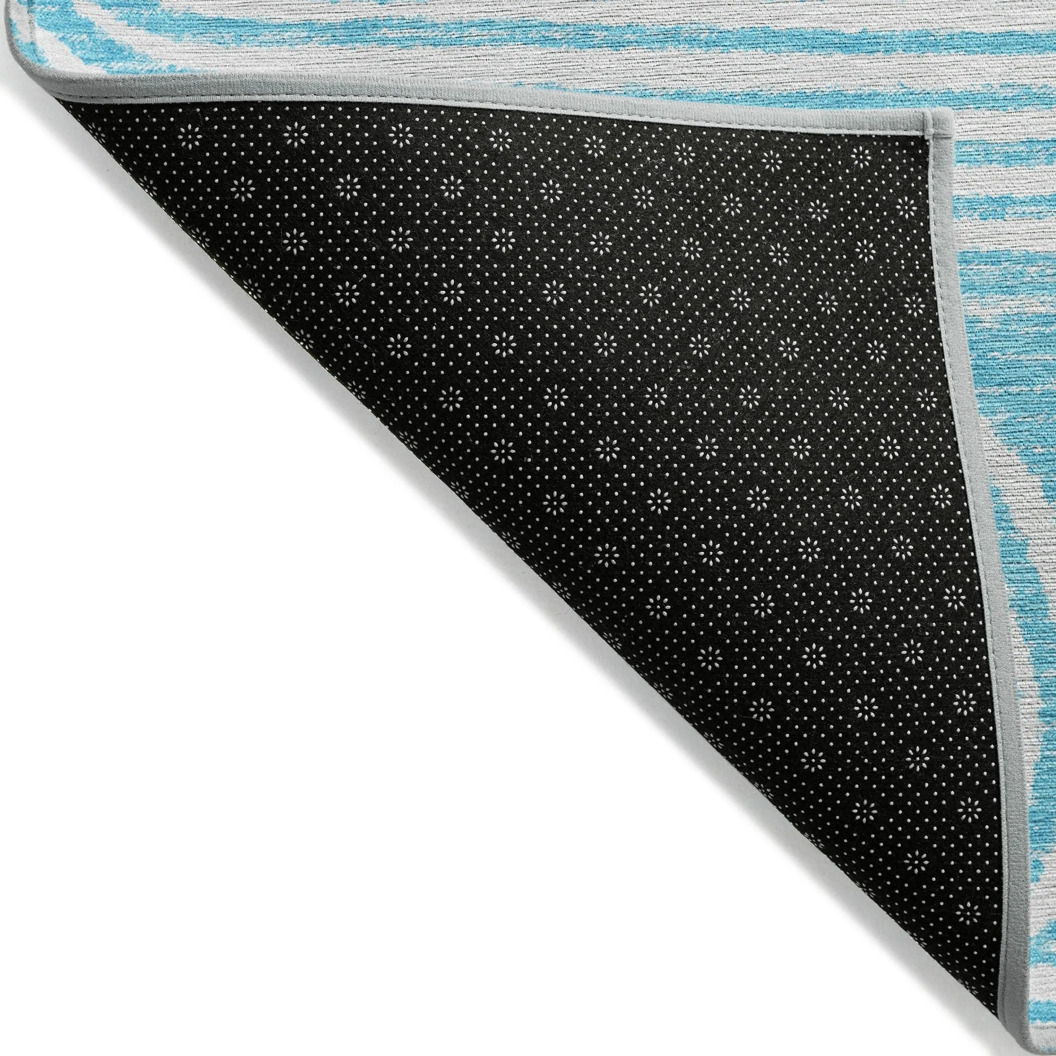 Machine Washable Indoor/ Outdoor Modern Vibes Chantille Rug