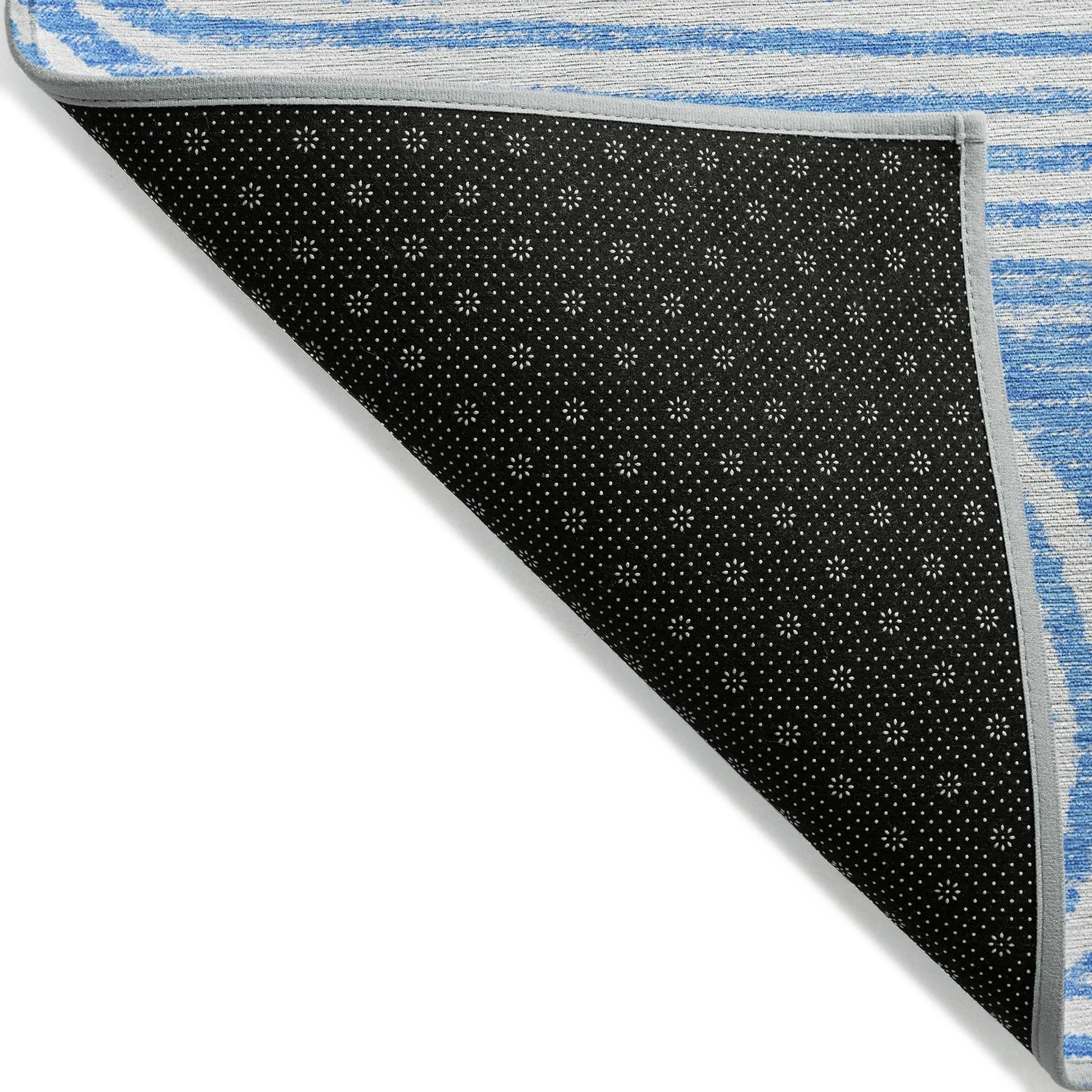 Machine Washable Indoor/ Outdoor Modern Vibes Chantille Rug