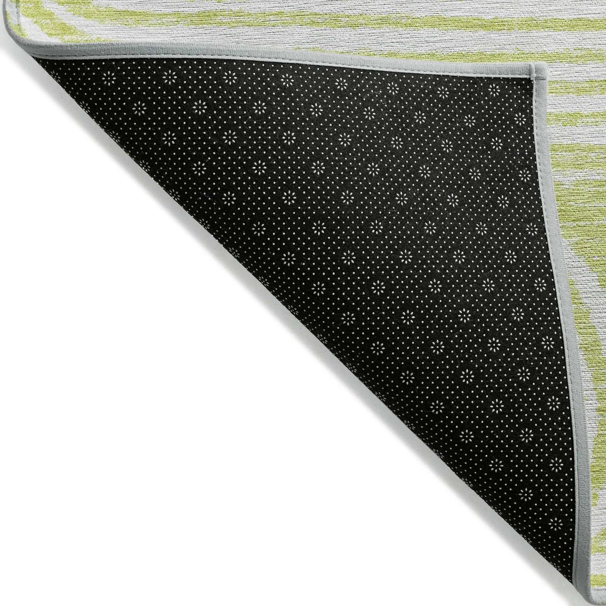 Machine Washable Indoor/ Outdoor Modern Vibes Chantille Rug