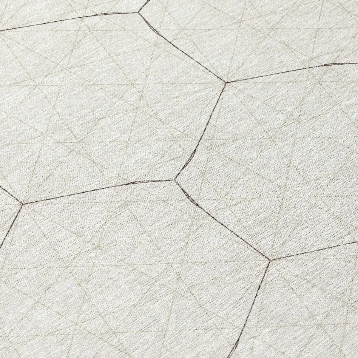 Machine Washable Indoor/ Outdoor Mosaic Geo Chantille Rug