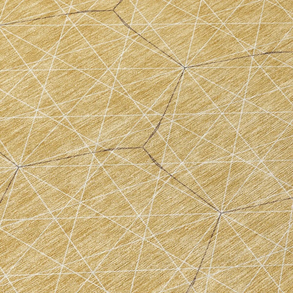 Machine Washable Indoor/ Outdoor Mosaic Geo Chantille Rug